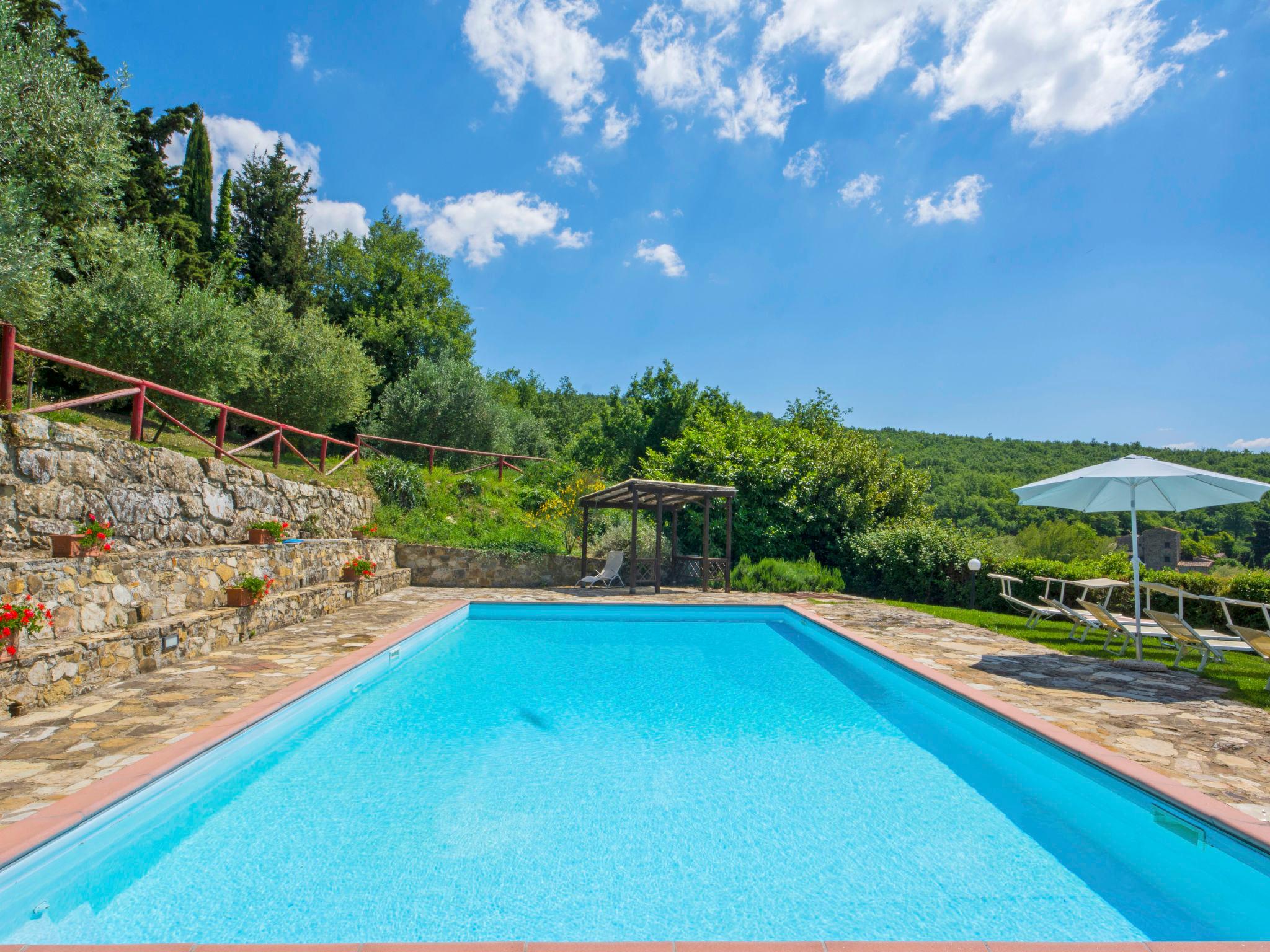 Foto 18 - Haus mit 2 Schlafzimmern in San Casciano in Val di Pesa mit schwimmbad und garten