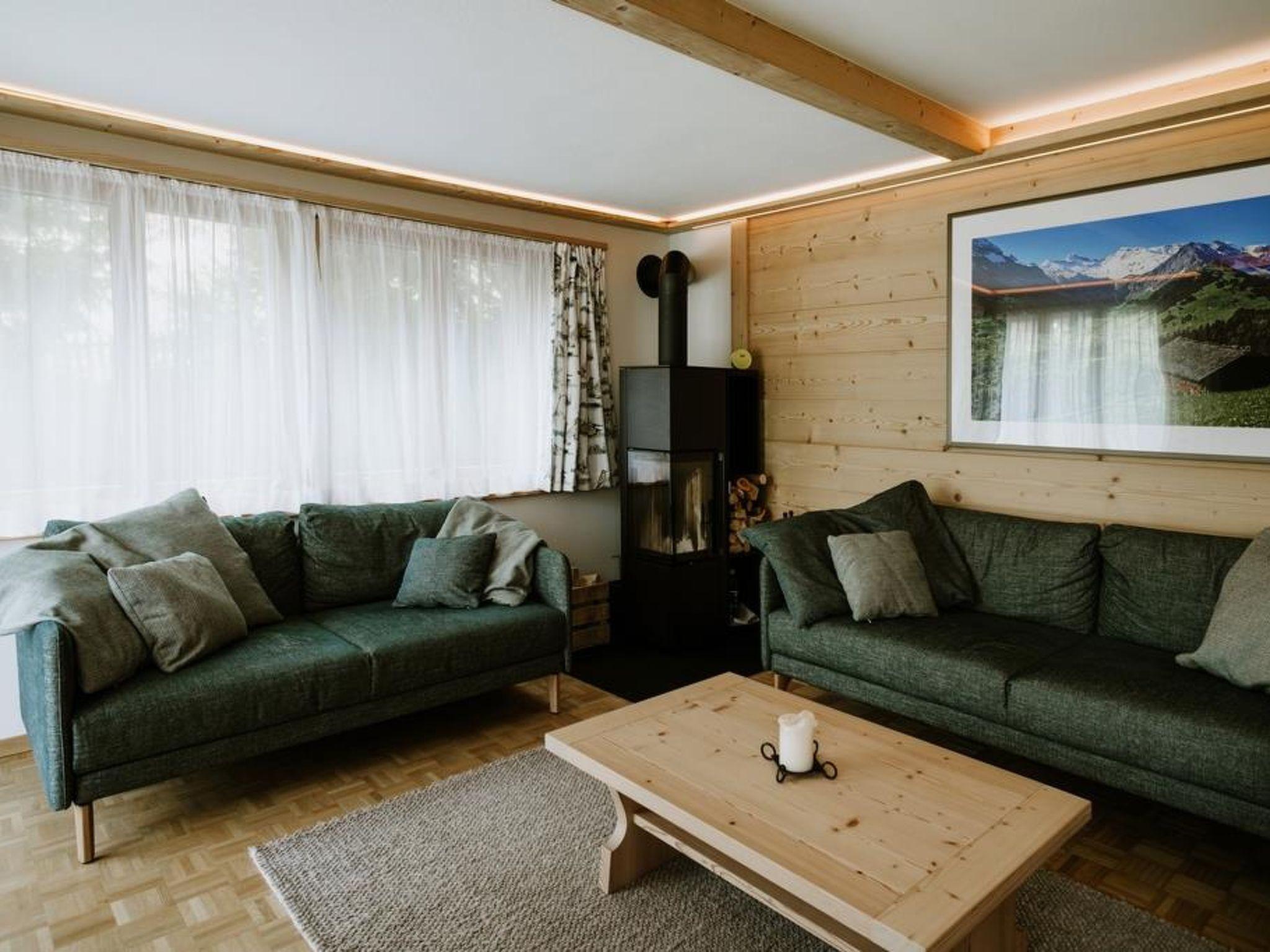 Foto 4 - Apartamento de 3 quartos em Adelboden com jardim