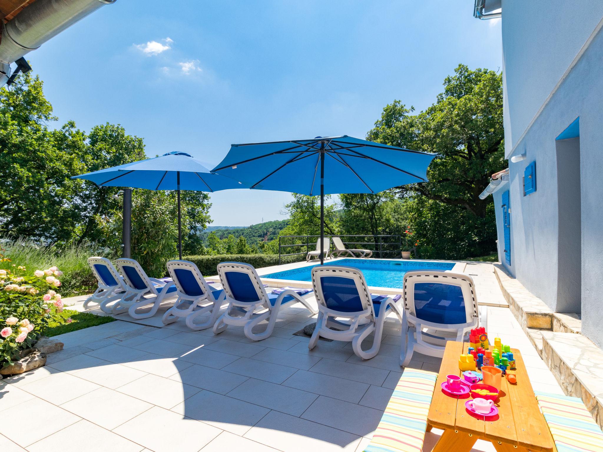 Foto 18 - Casa de 3 habitaciones en Pićan con piscina privada y terraza