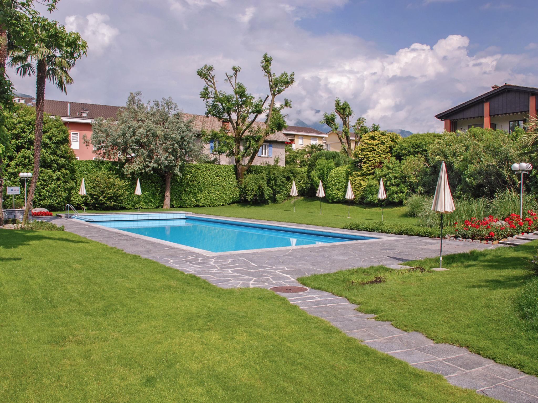 Foto 14 - Appartamento con 2 camere da letto a Ascona con piscina e vista sulle montagne