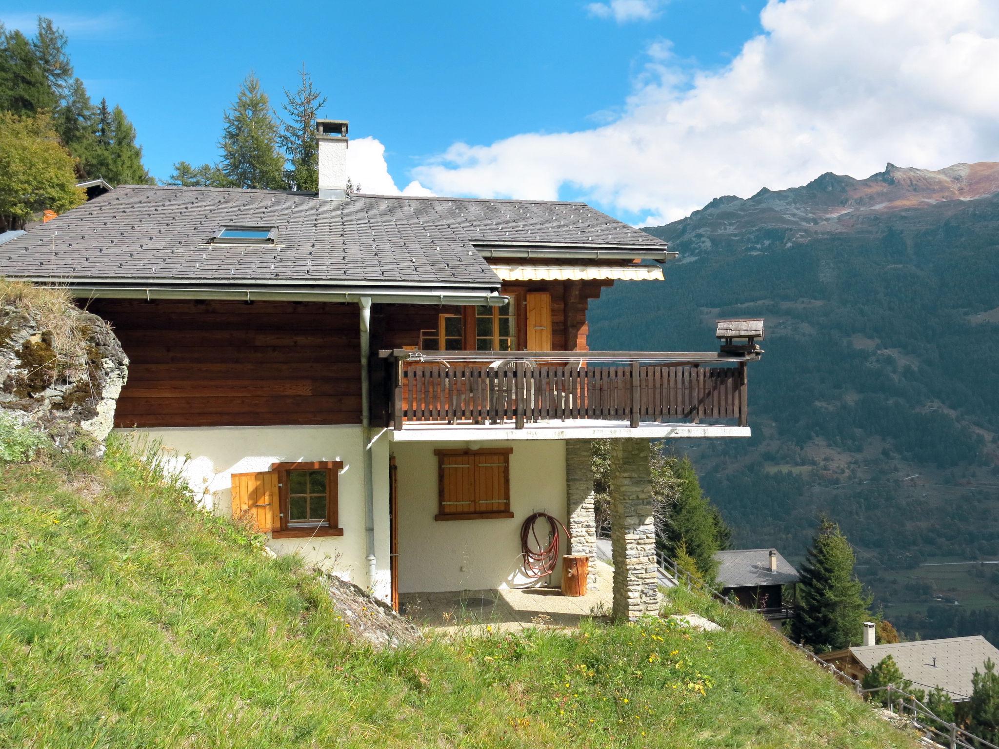 Foto 1 - Casa de 3 quartos em Anniviers com terraço e vista para a montanha