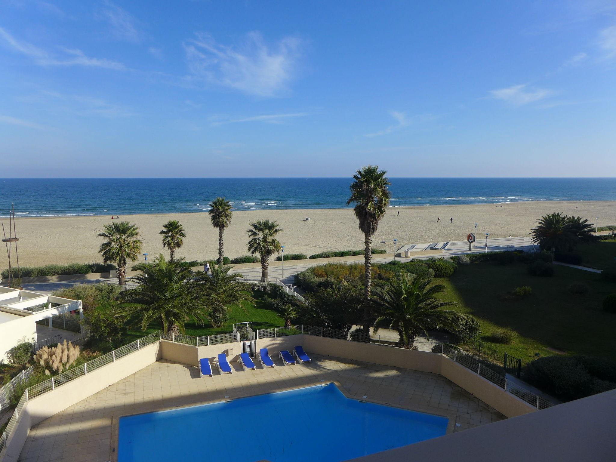 Foto 5 - Apartamento de 2 quartos em Canet-en-Roussillon com piscina e vistas do mar