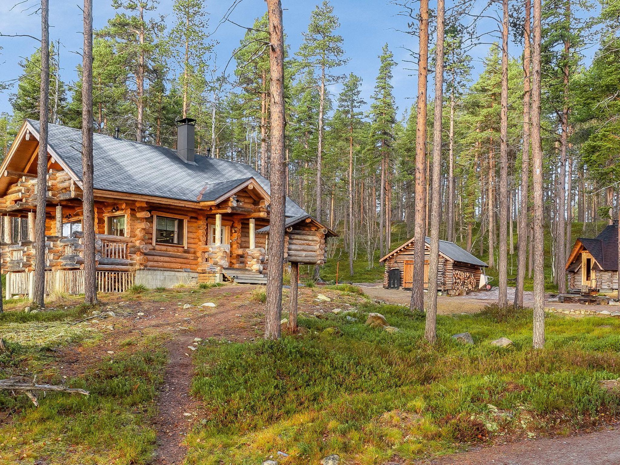 Foto 4 - Casa de 3 habitaciones en Inari con sauna y vistas a la montaña