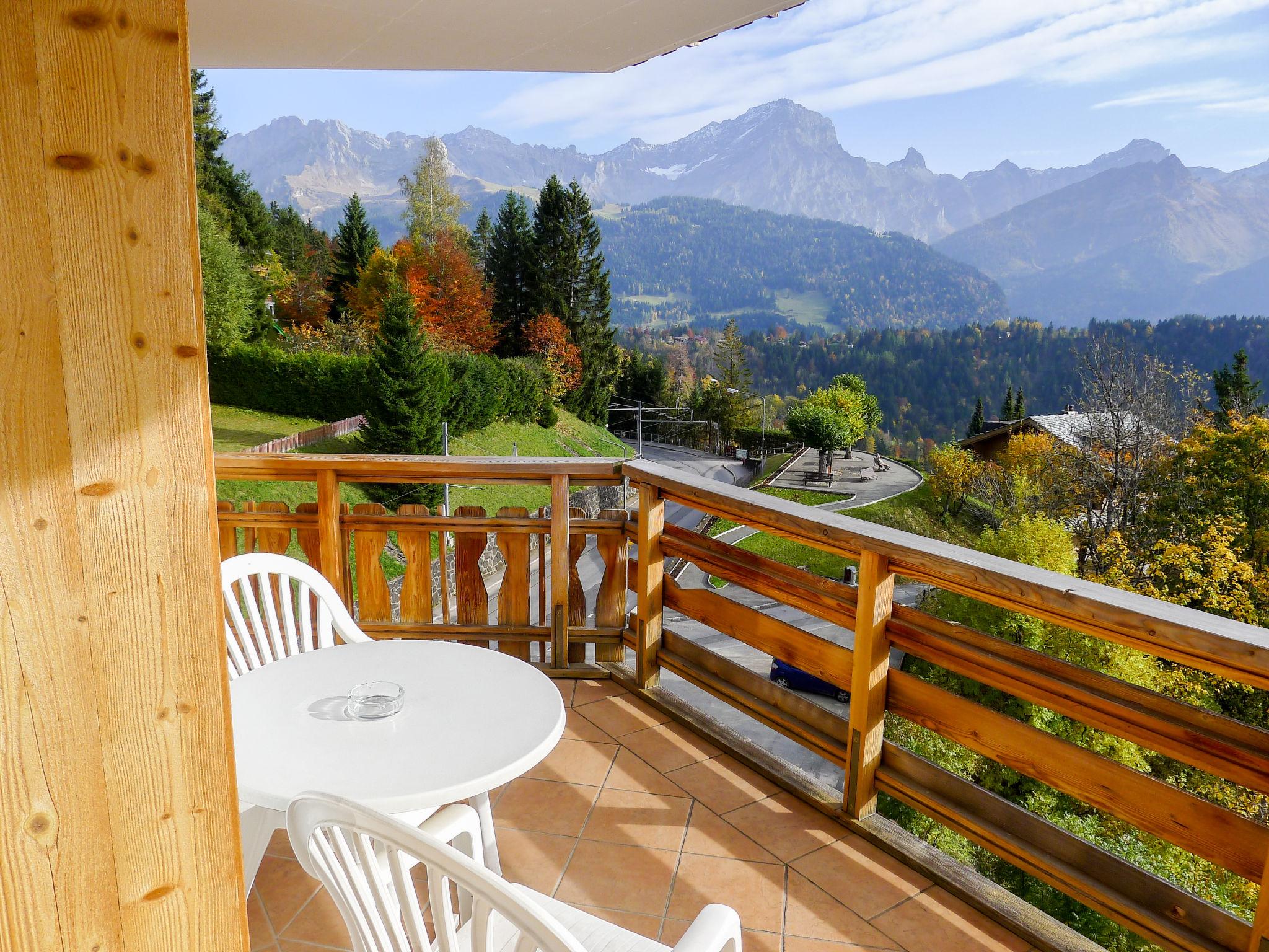 Photo 9 - Appartement de 3 chambres à Ollon avec piscine et vues sur la montagne