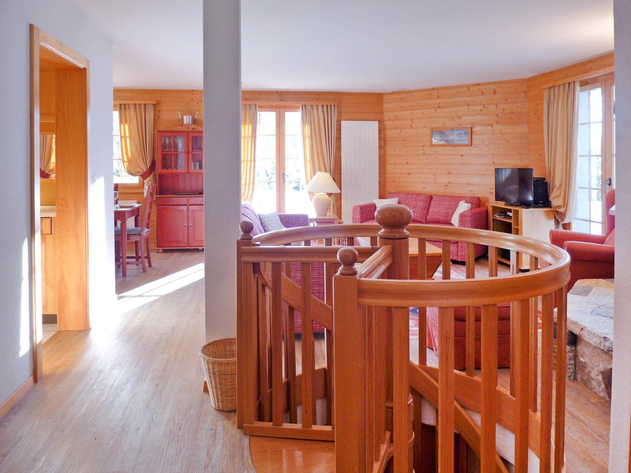 Photo 2 - Appartement de 4 chambres à Ollon avec sauna et vues sur la montagne