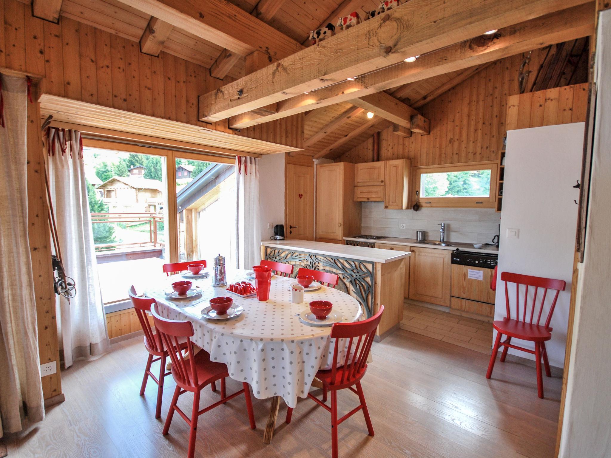 Foto 2 - Apartamento de 3 quartos em Nendaz com terraço e vista para a montanha