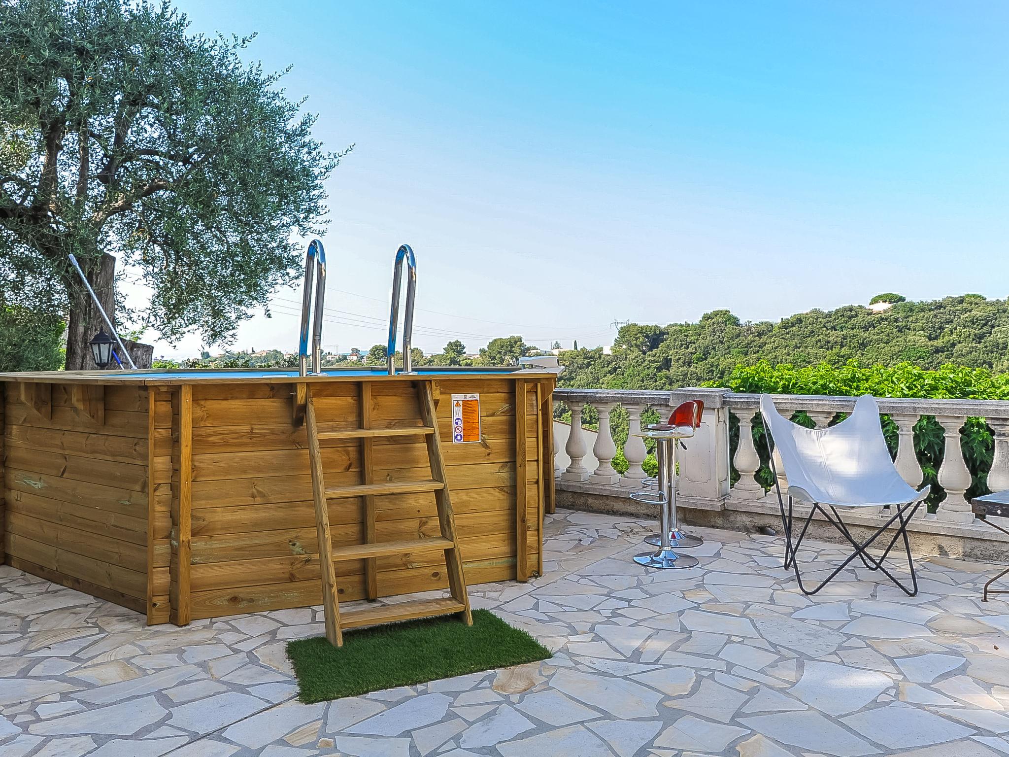 Foto 15 - Casa con 3 camere da letto a Cagnes-sur-Mer con piscina privata e vista mare