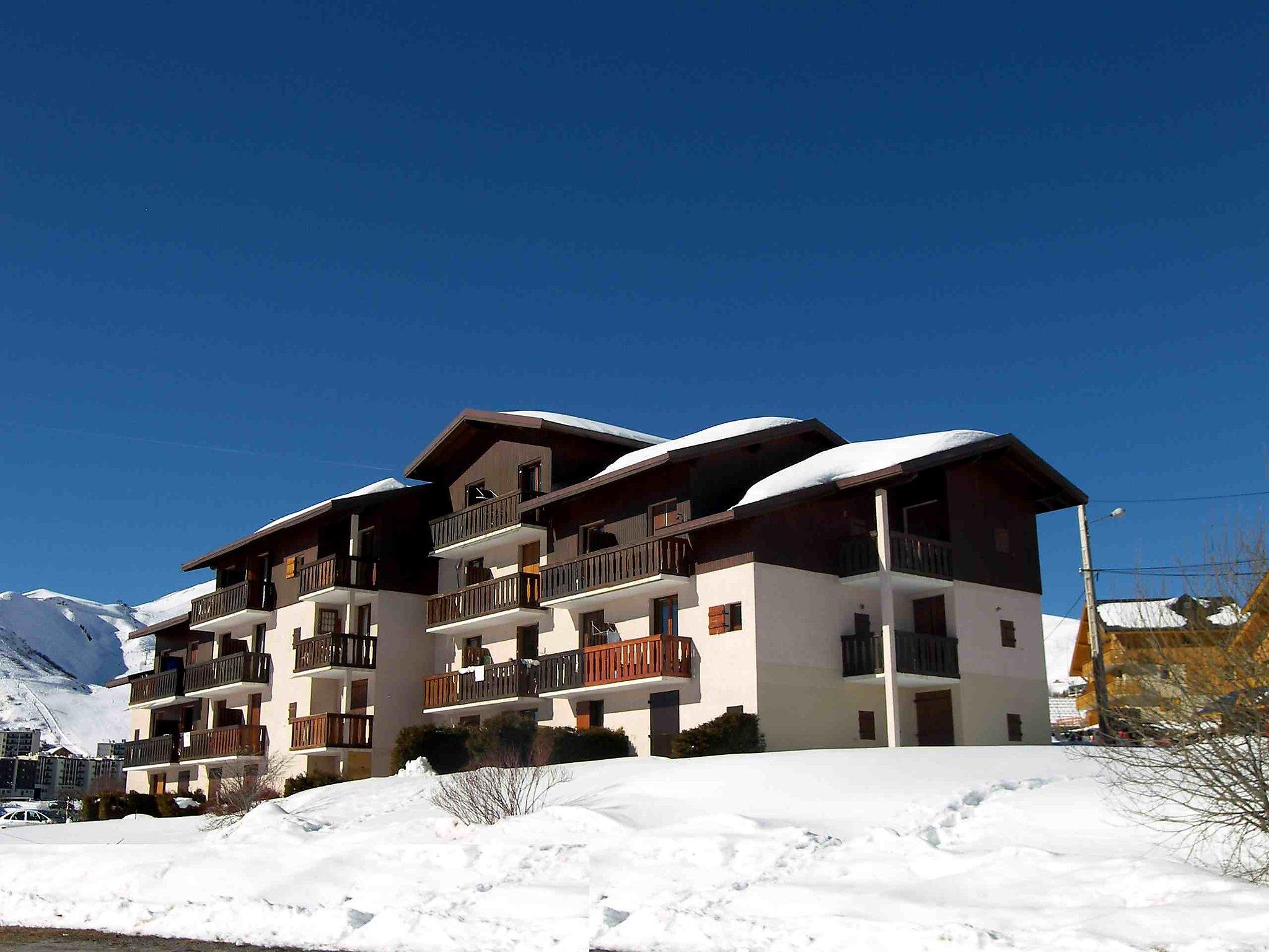 Foto 22 - Apartamento de 1 habitación en Fontcouverte-la-Toussuire con terraza y vistas a la montaña