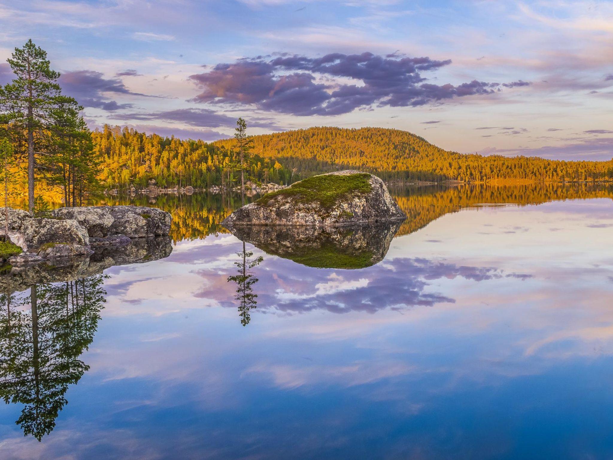 Foto 4 - Casa de 2 quartos em Kittilä com sauna e vista para a montanha