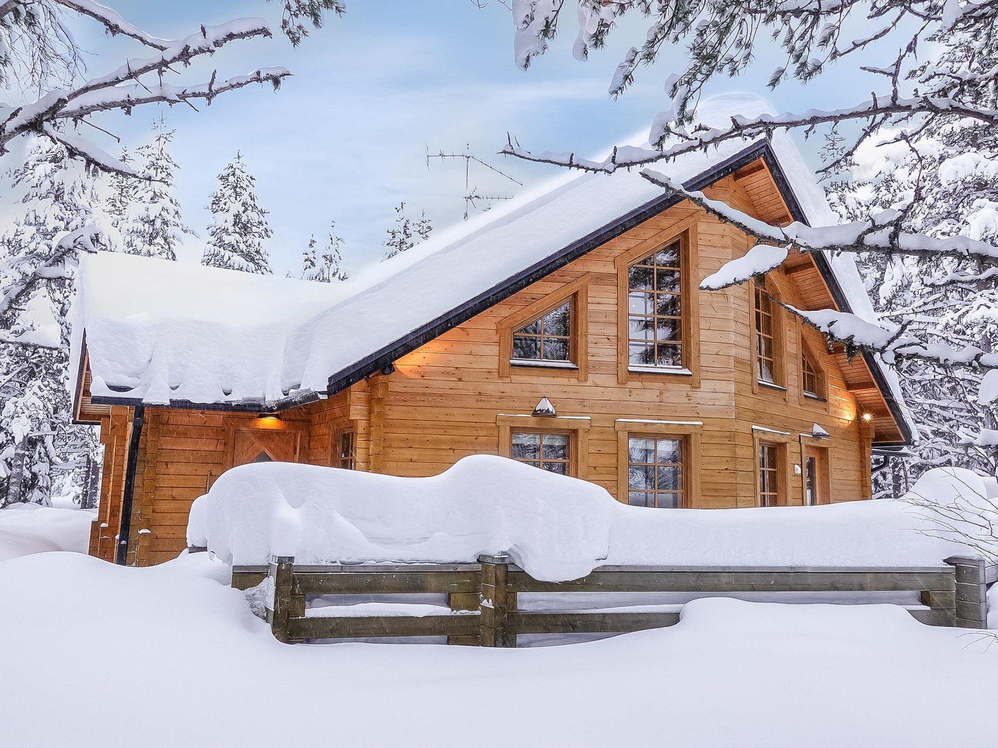 Foto 6 - Haus mit 2 Schlafzimmern in Kittilä mit sauna und blick auf die berge