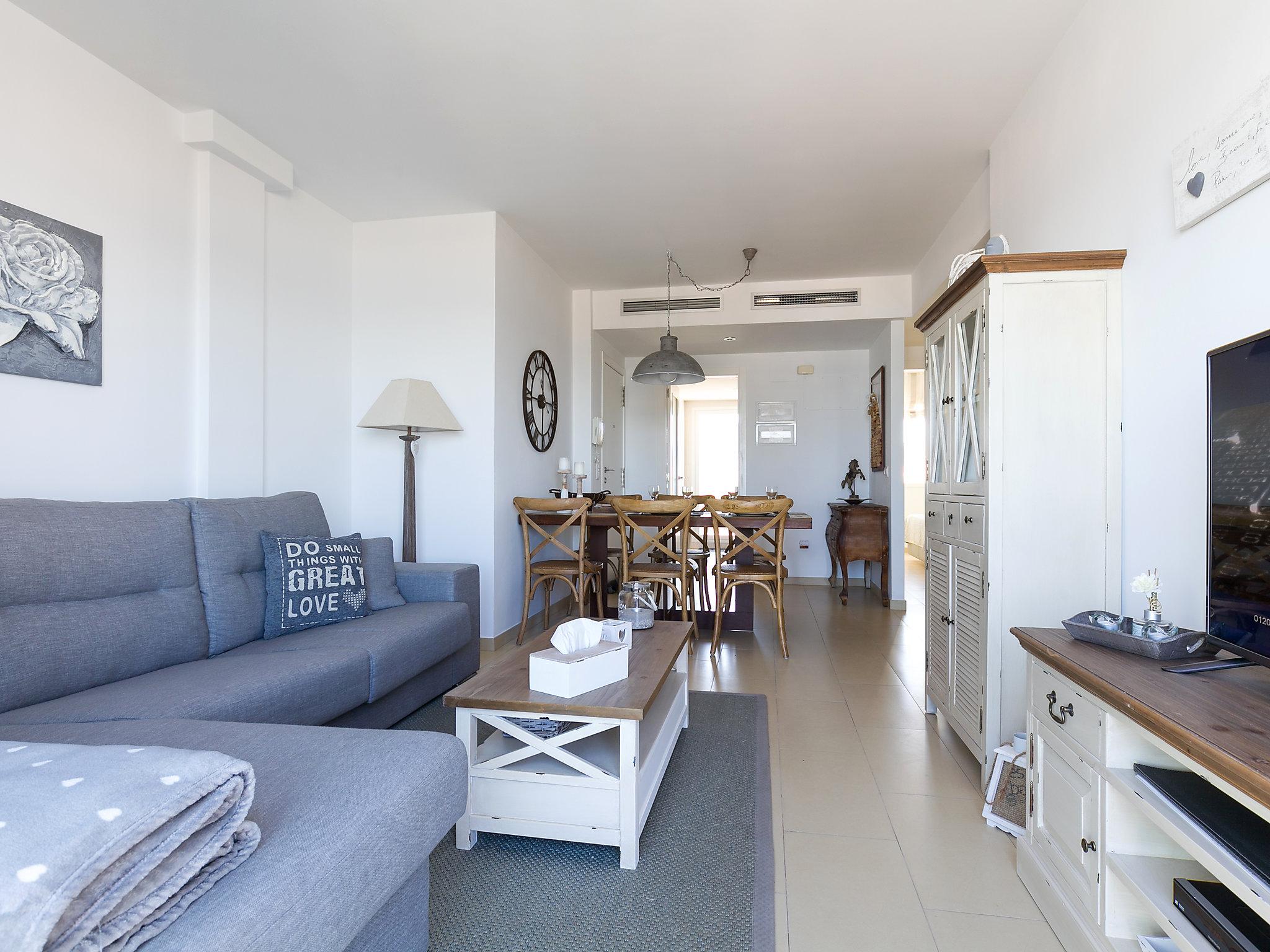 Foto 9 - Apartamento de 2 habitaciones en Dénia con piscina y vistas al mar