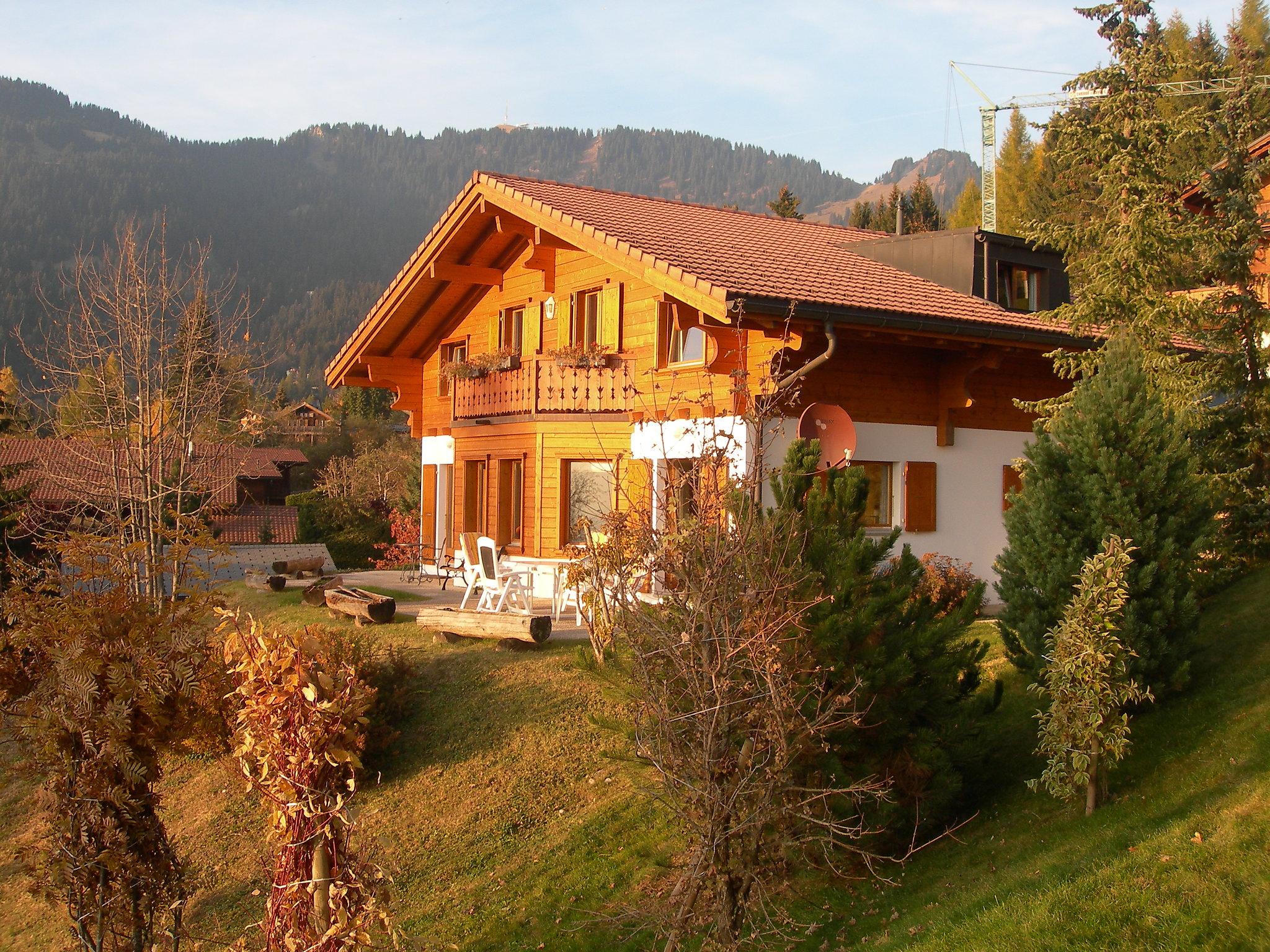 Foto 36 - Casa de 5 quartos em Ollon com jardim e vista para a montanha