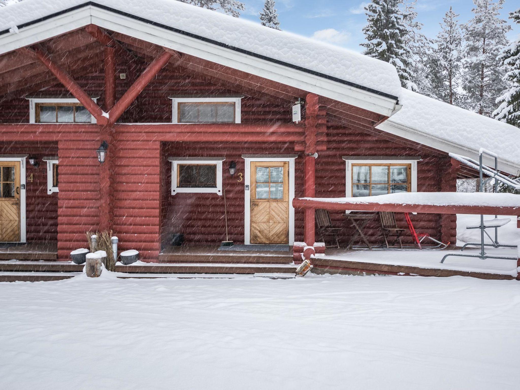 Foto 2 - Haus mit 1 Schlafzimmer in Puolanka mit sauna und blick auf die berge