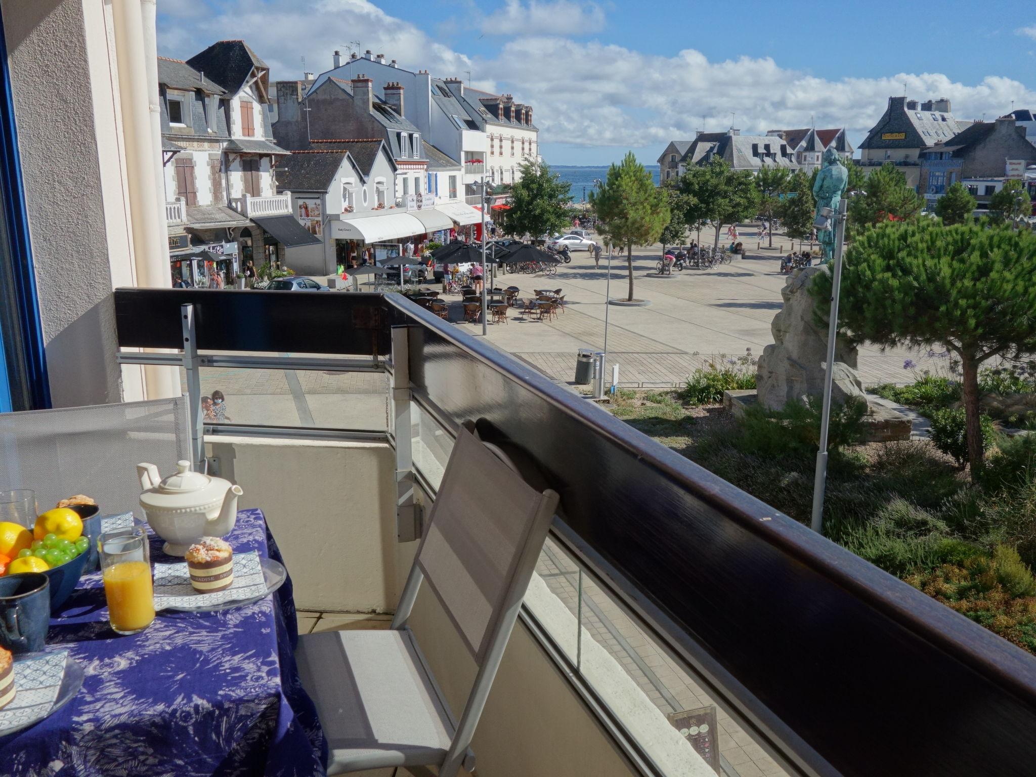 Foto 2 - Appartamento con 1 camera da letto a Quiberon con terrazza e vista mare