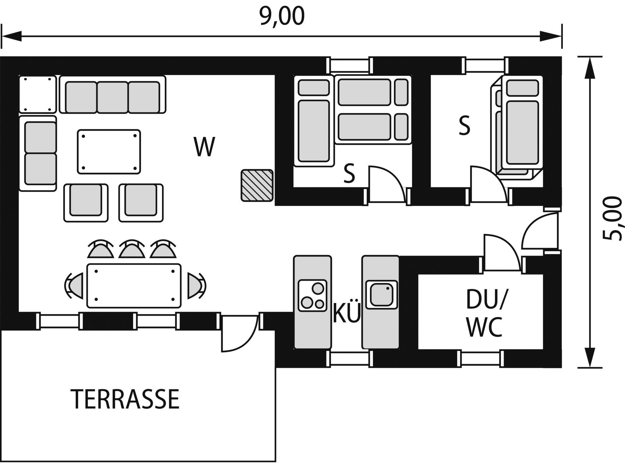 Foto 16 - Casa con 2 camere da letto a Fossdal con terrazza