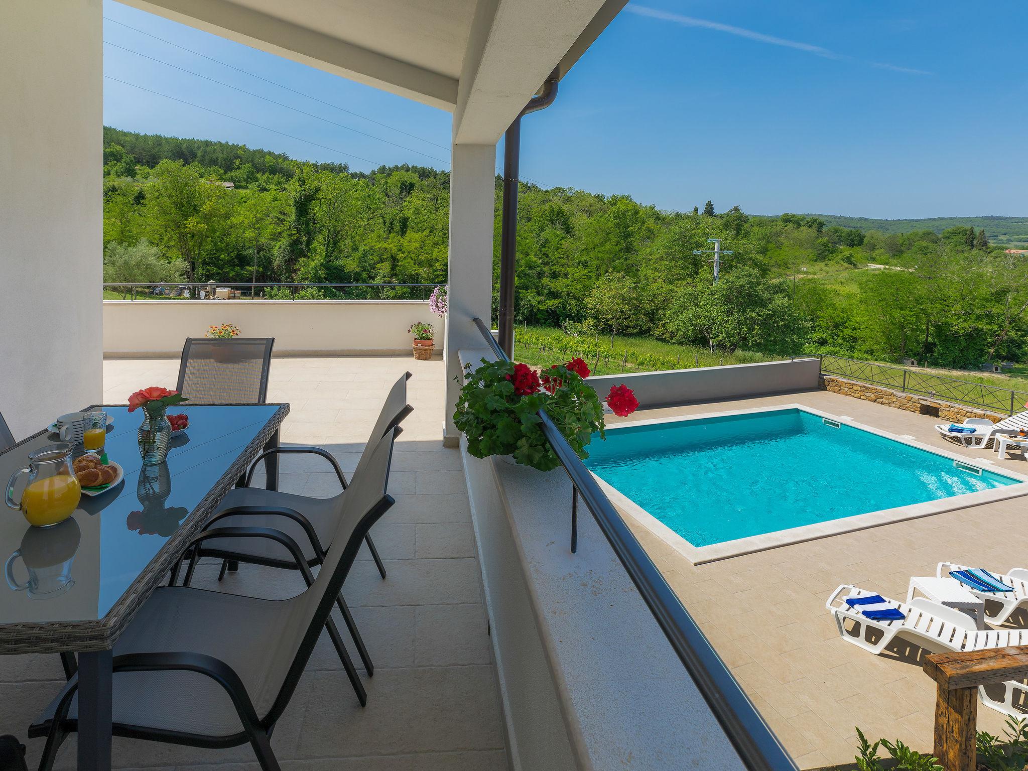 Photo 2 - Maison de 3 chambres à Motovun avec piscine privée et jardin