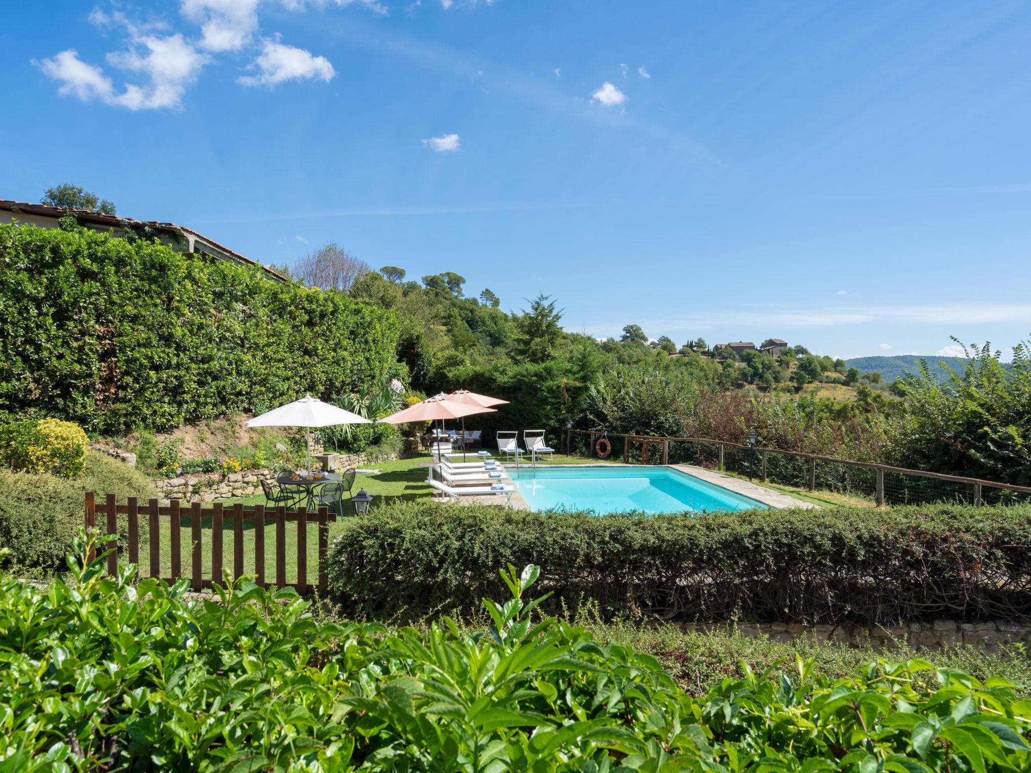 Foto 32 - Casa de 6 habitaciones en Cortona con piscina privada y jardín