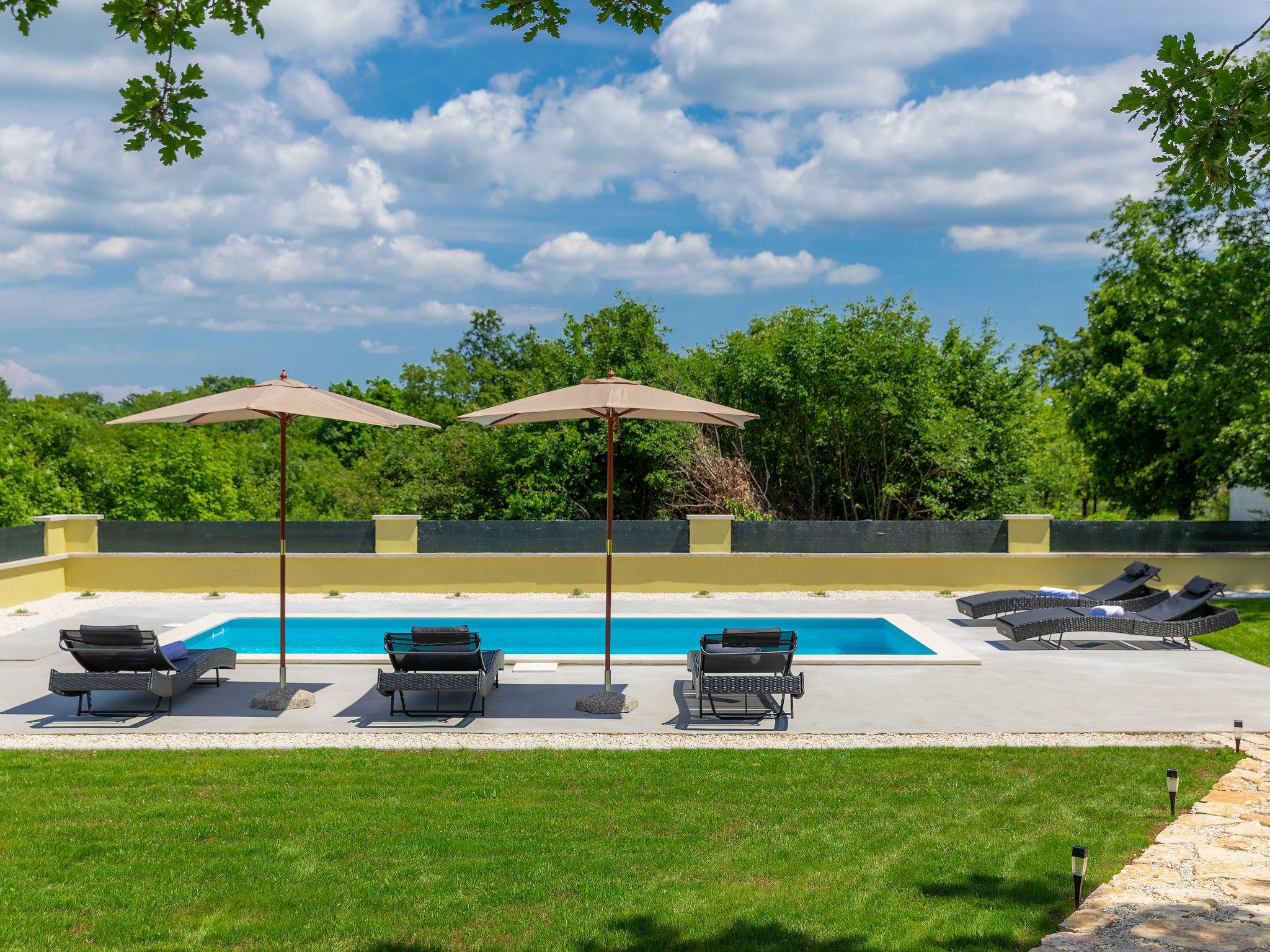 Foto 22 - Casa con 3 camere da letto a Žminj con piscina privata e vista mare