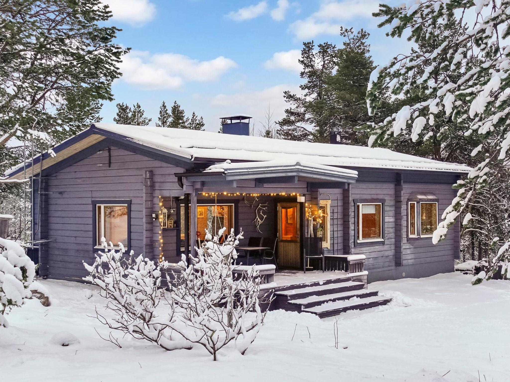 Foto 1 - Haus mit 1 Schlafzimmer in Enontekiö mit sauna und blick auf die berge