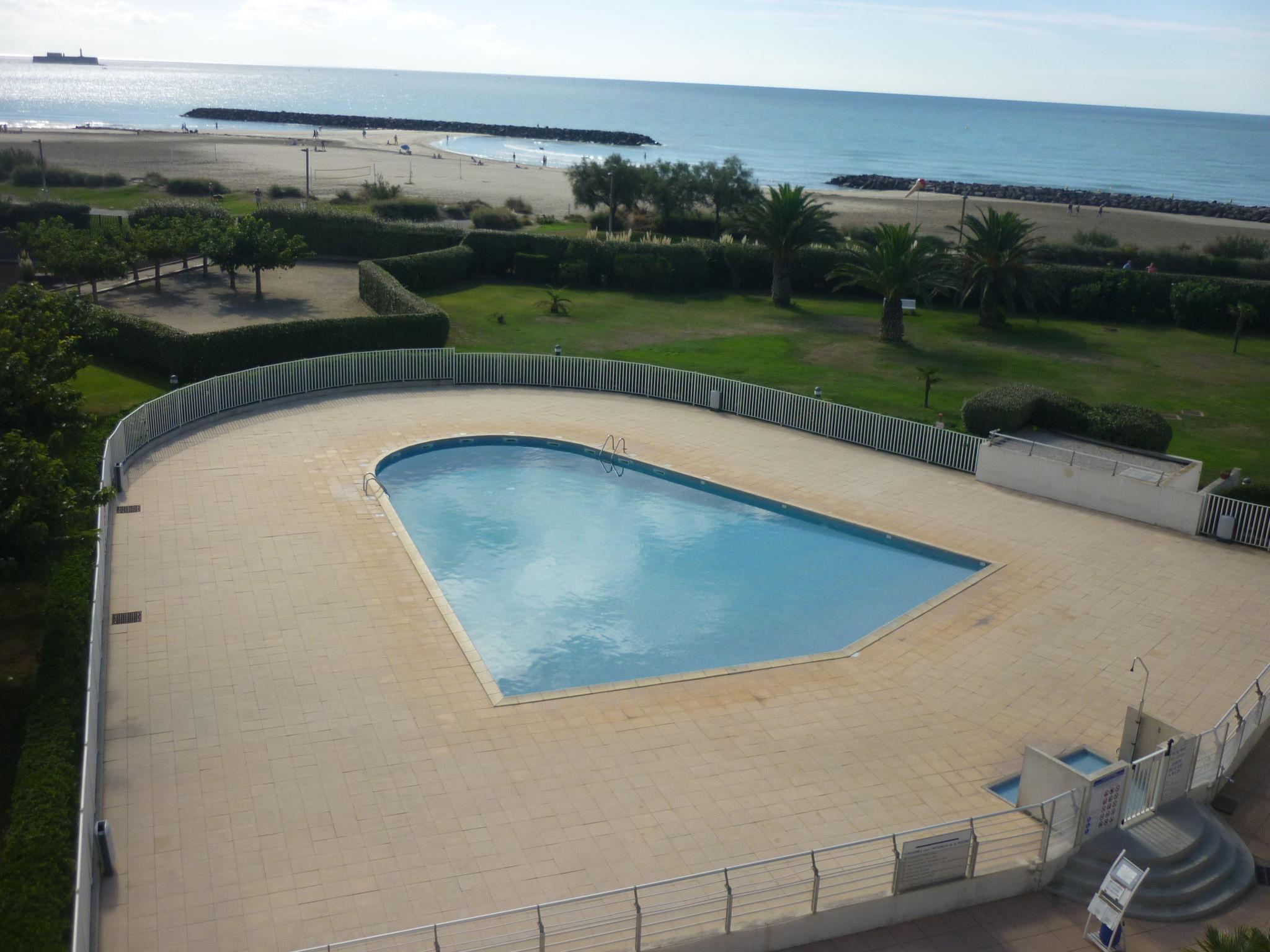 Foto 14 - Apartamento de 1 habitación en Agde con piscina y vistas al mar