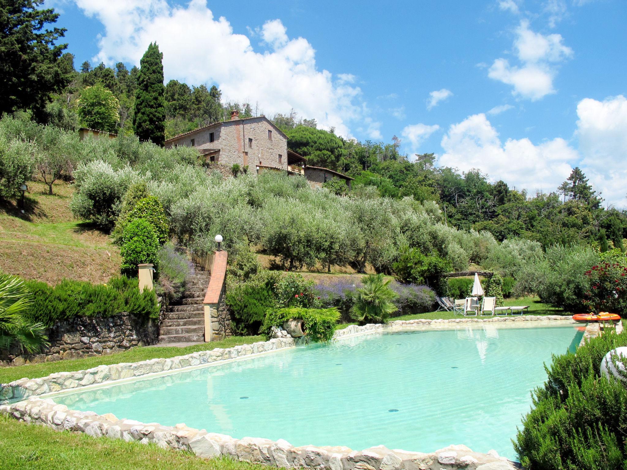 Foto 1 - Apartamento de 2 habitaciones en Pescia con piscina y jardín