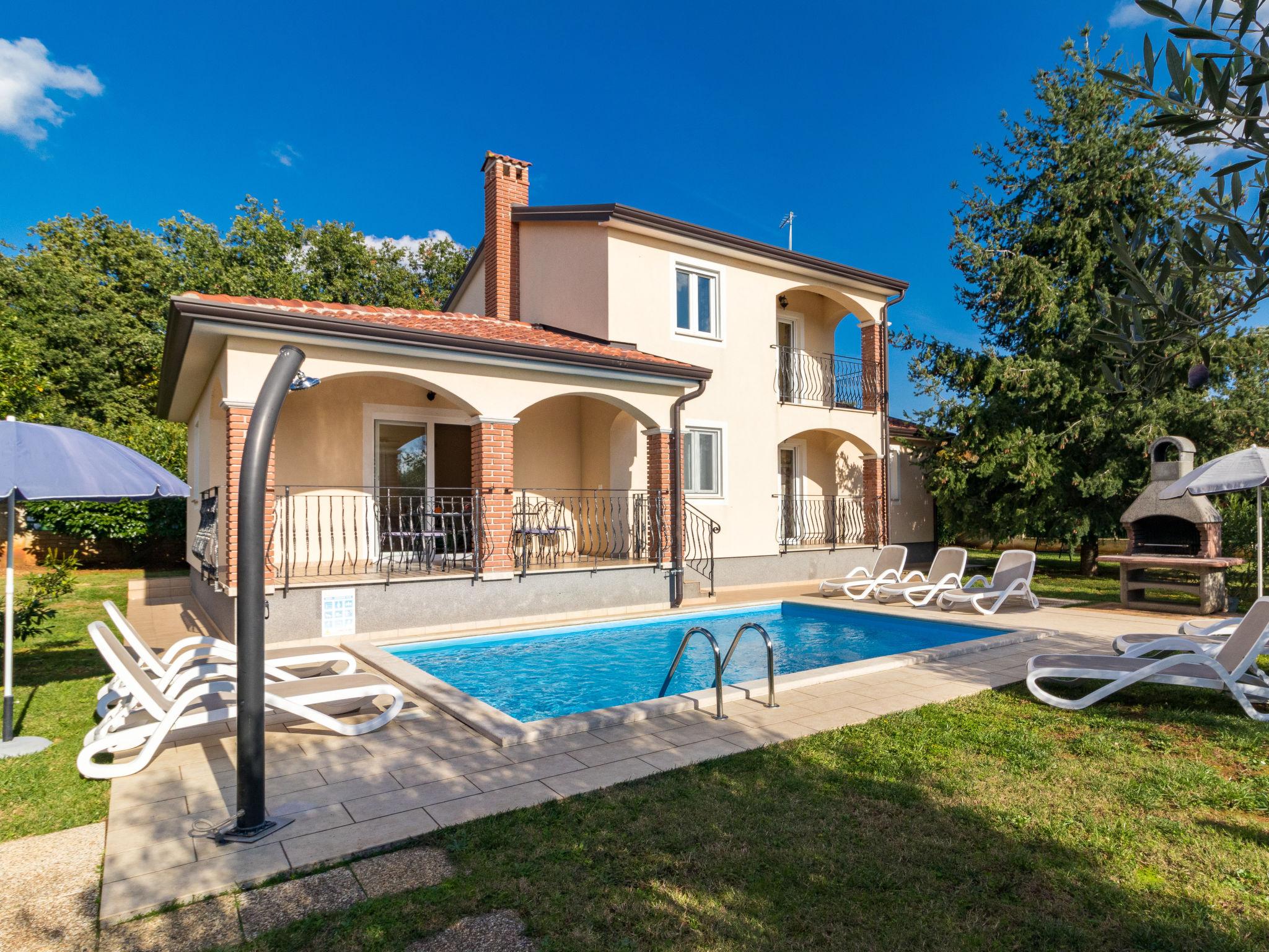 Foto 1 - Casa de 3 habitaciones en Sveti Lovreč con piscina privada y vistas al mar