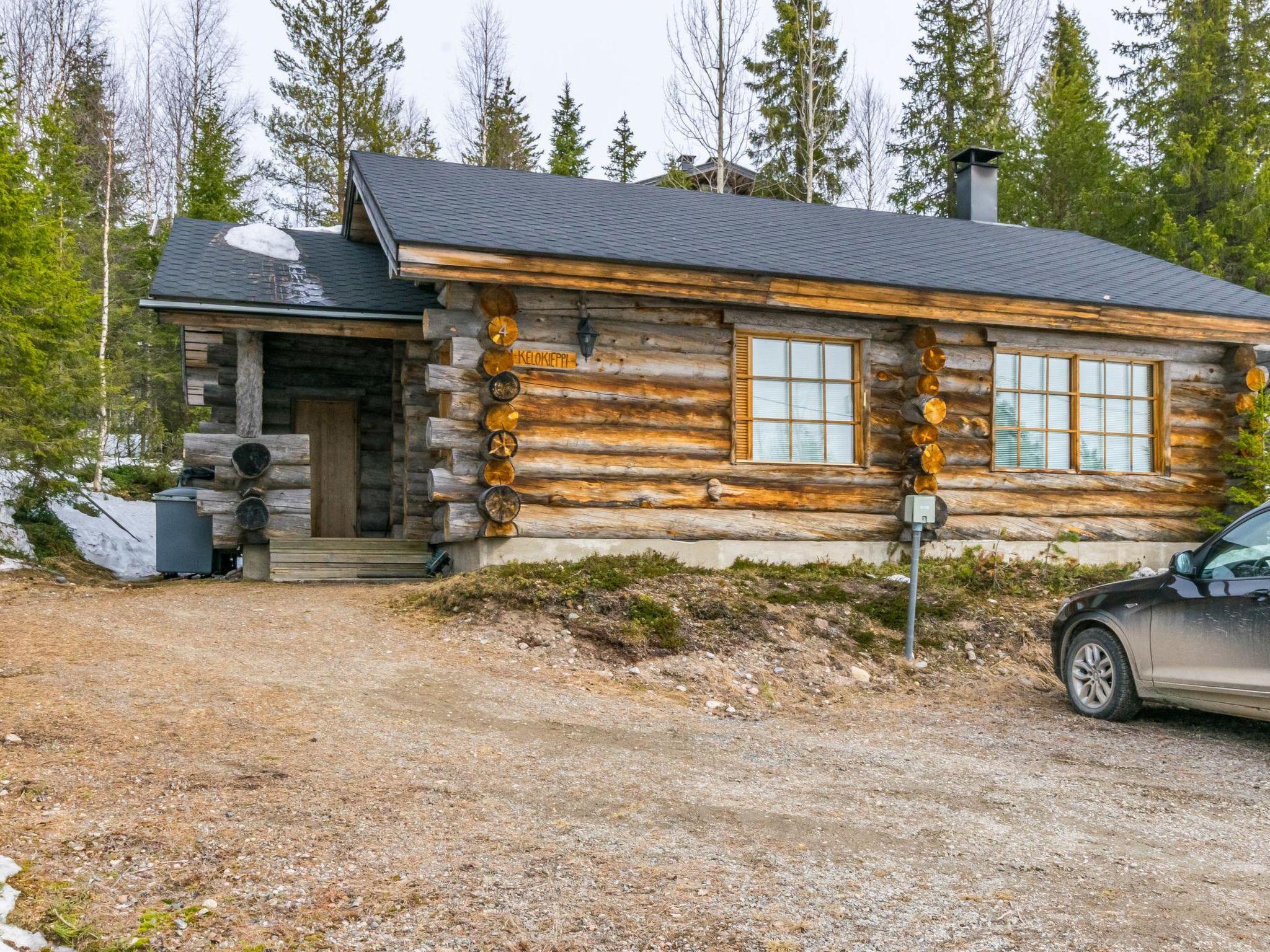 Foto 1 - Casa de 2 habitaciones en Kuusamo con sauna y vistas a la montaña