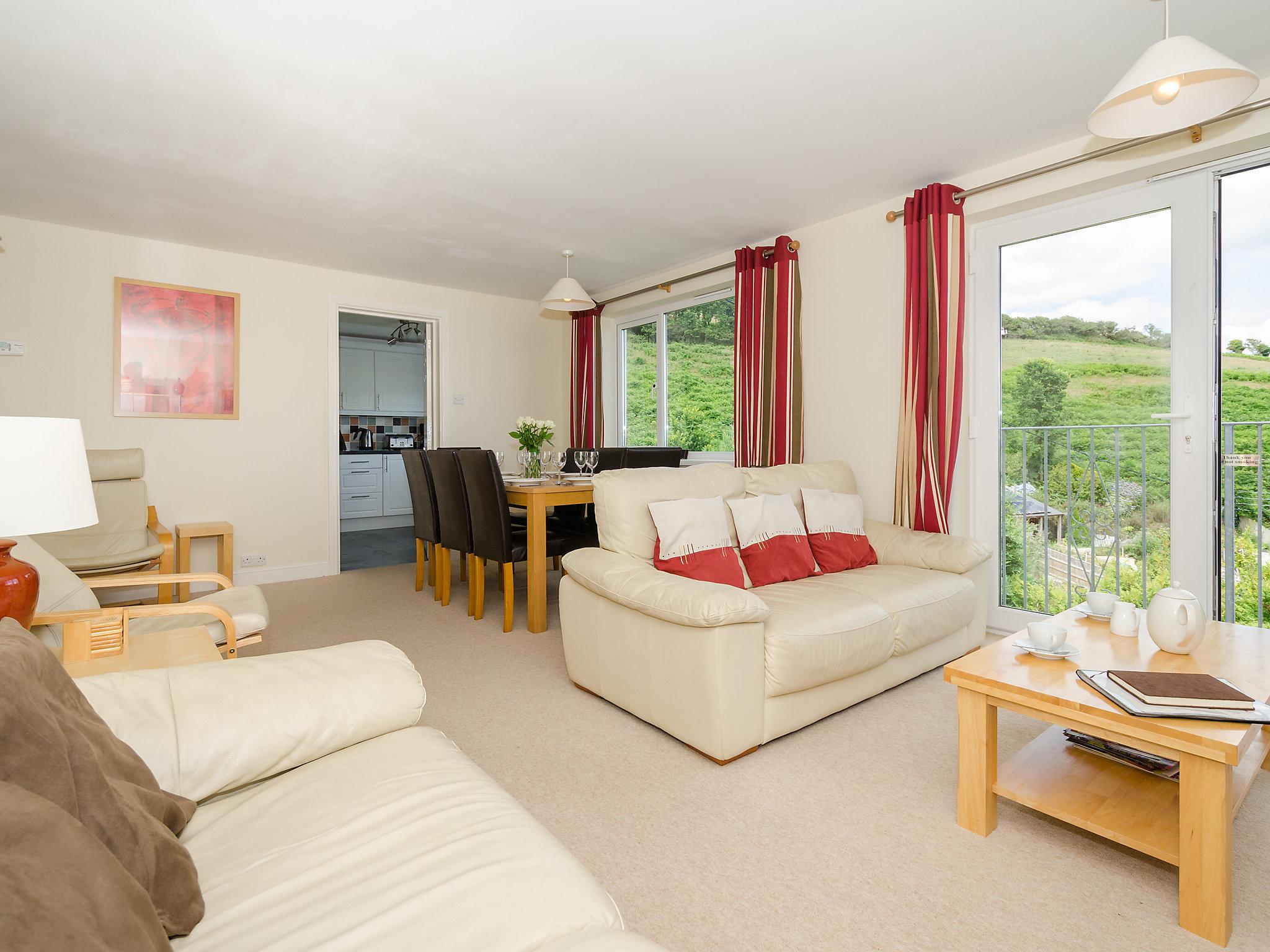 Foto 7 - Appartamento con 4 camere da letto a Looe con giardino e vista mare