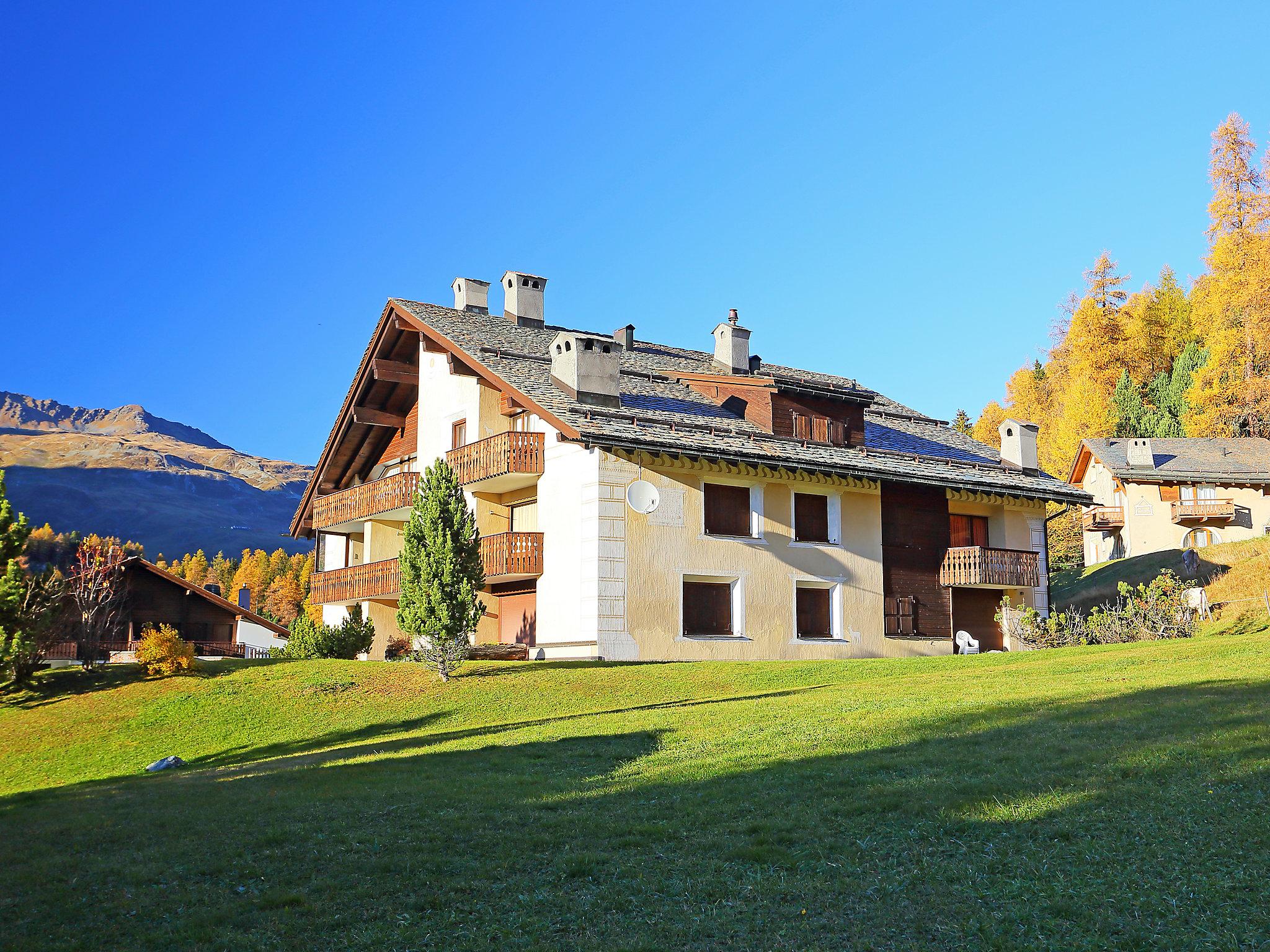 Foto 5 - Appartamento con 3 camere da letto a Silvaplana con giardino