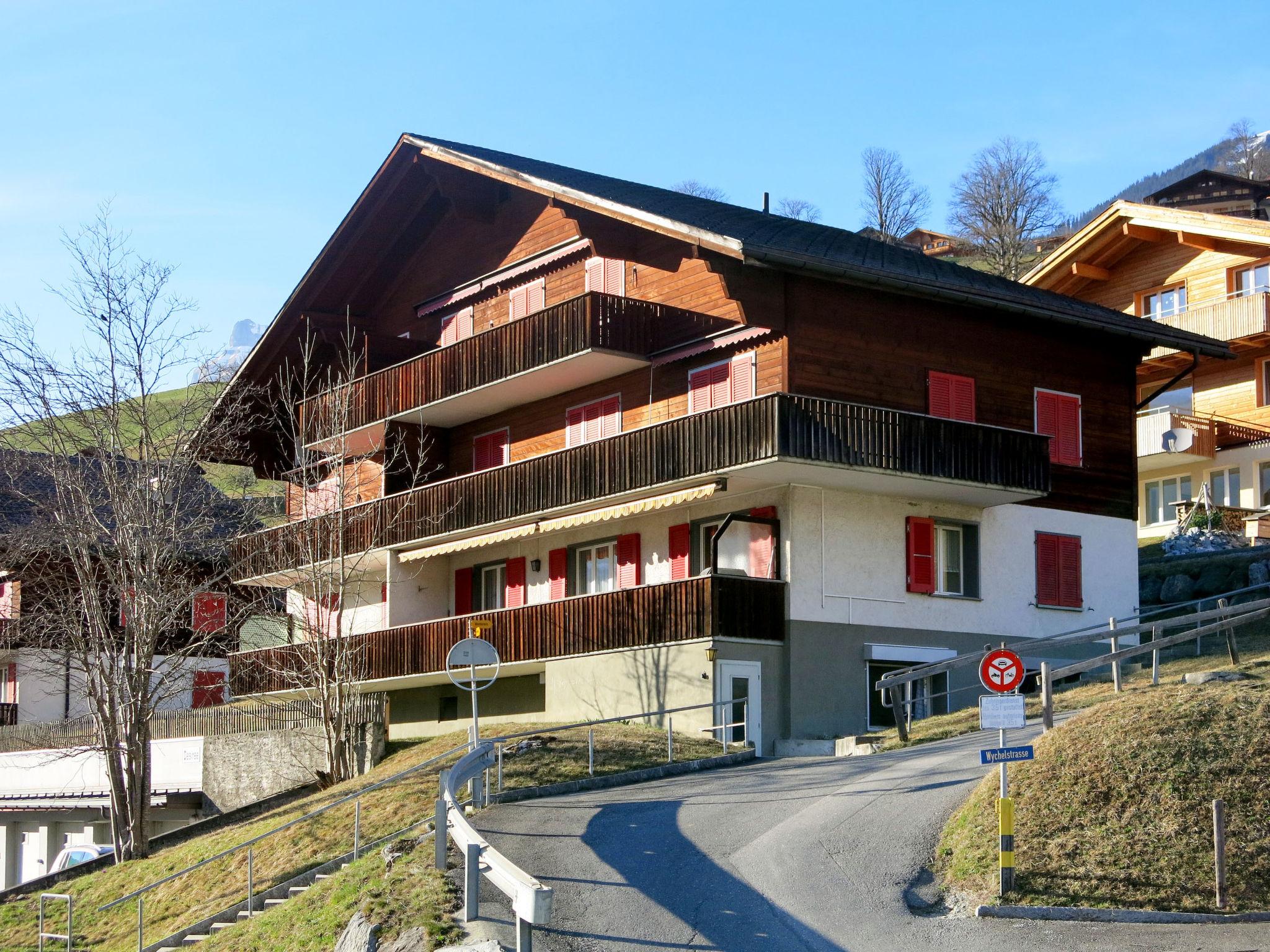 Foto 1 - Apartamento de 2 habitaciones en Grindelwald con vistas a la montaña