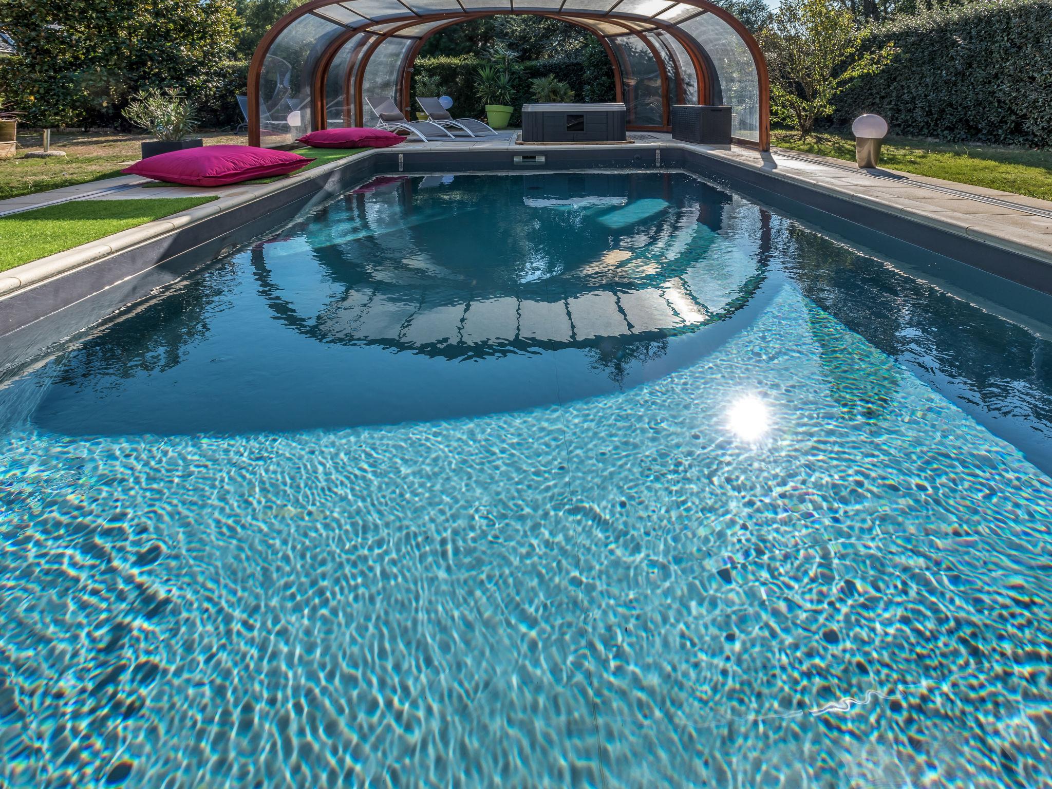 Foto 30 - Casa de 4 quartos em Carnac com piscina privada e vistas do mar