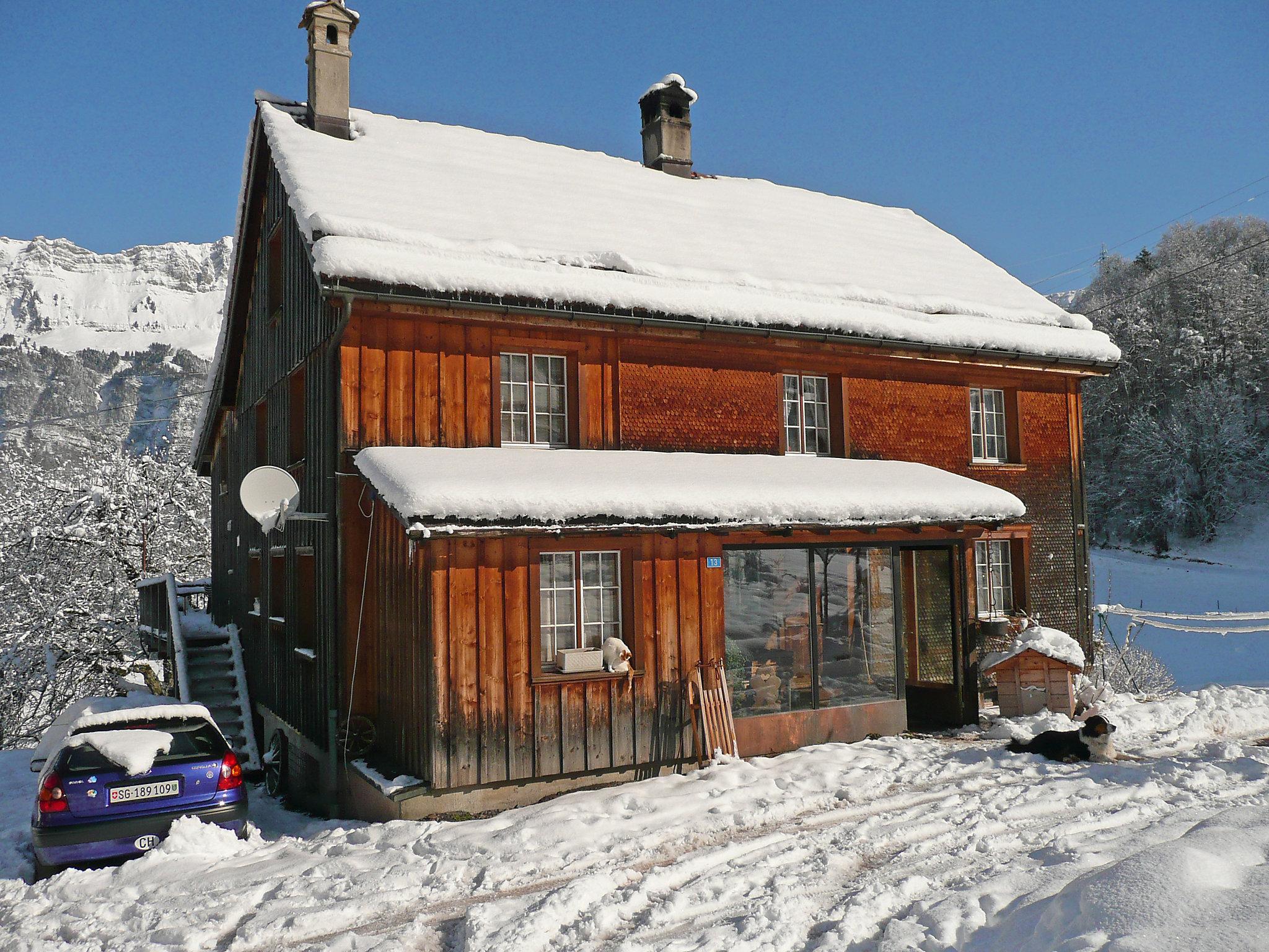 Photo 34 - Appartement de 1 chambre à Quarten avec jardin et vues sur la montagne