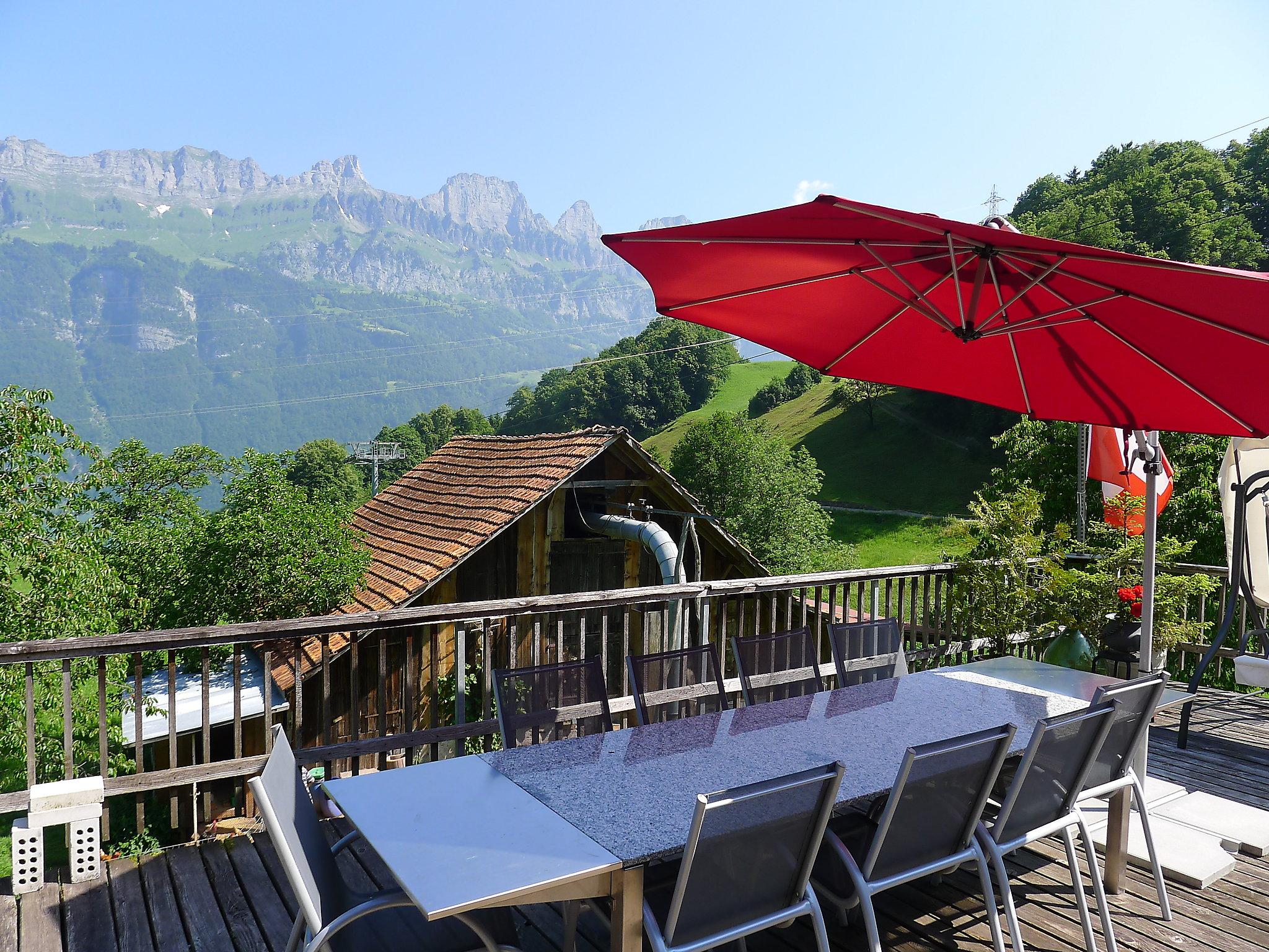 Photo 19 - Appartement de 1 chambre à Quarten avec jardin et vues sur la montagne