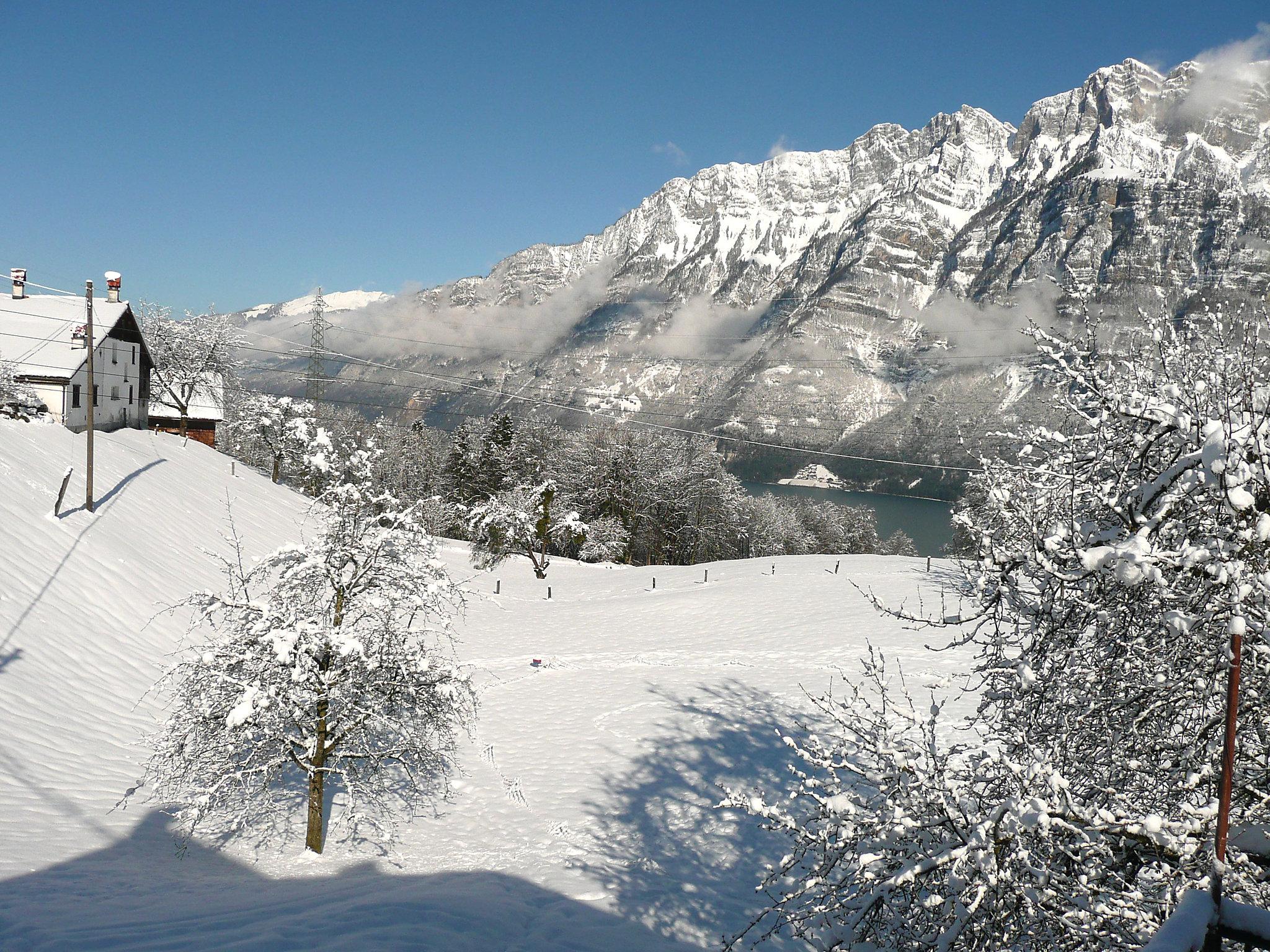 Photo 30 - Appartement de 1 chambre à Quarten avec jardin et vues sur la montagne