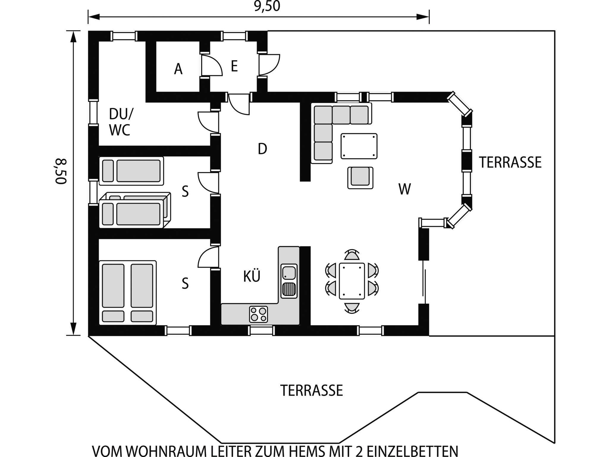 Foto 16 - Casa de 3 habitaciones en Åseral con terraza