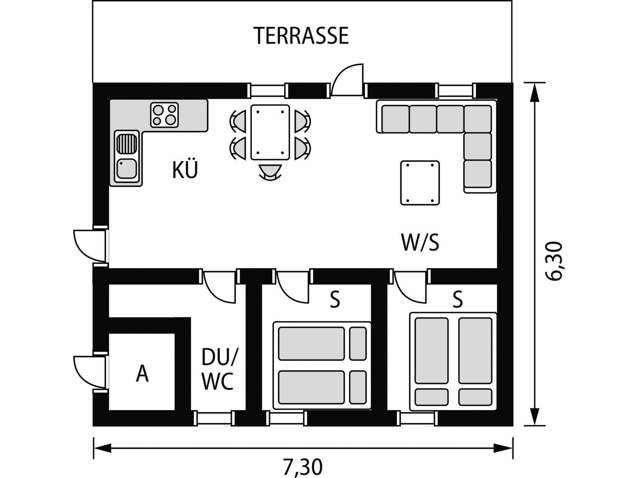 Photo 14 - 2 bedroom House in Salbu with garden and terrace