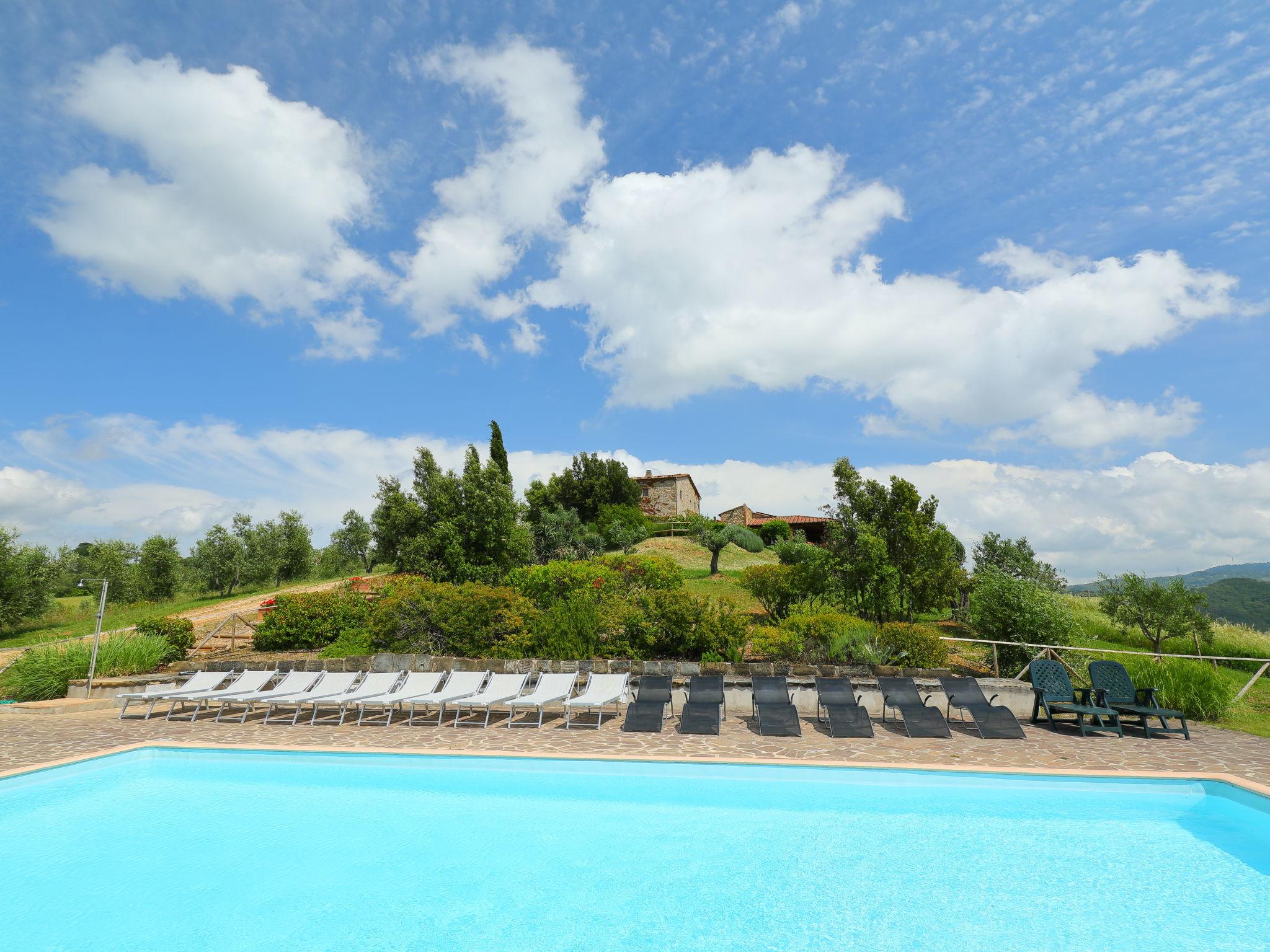 Foto 1 - Casa de 5 habitaciones en Scansano con piscina y vistas al mar