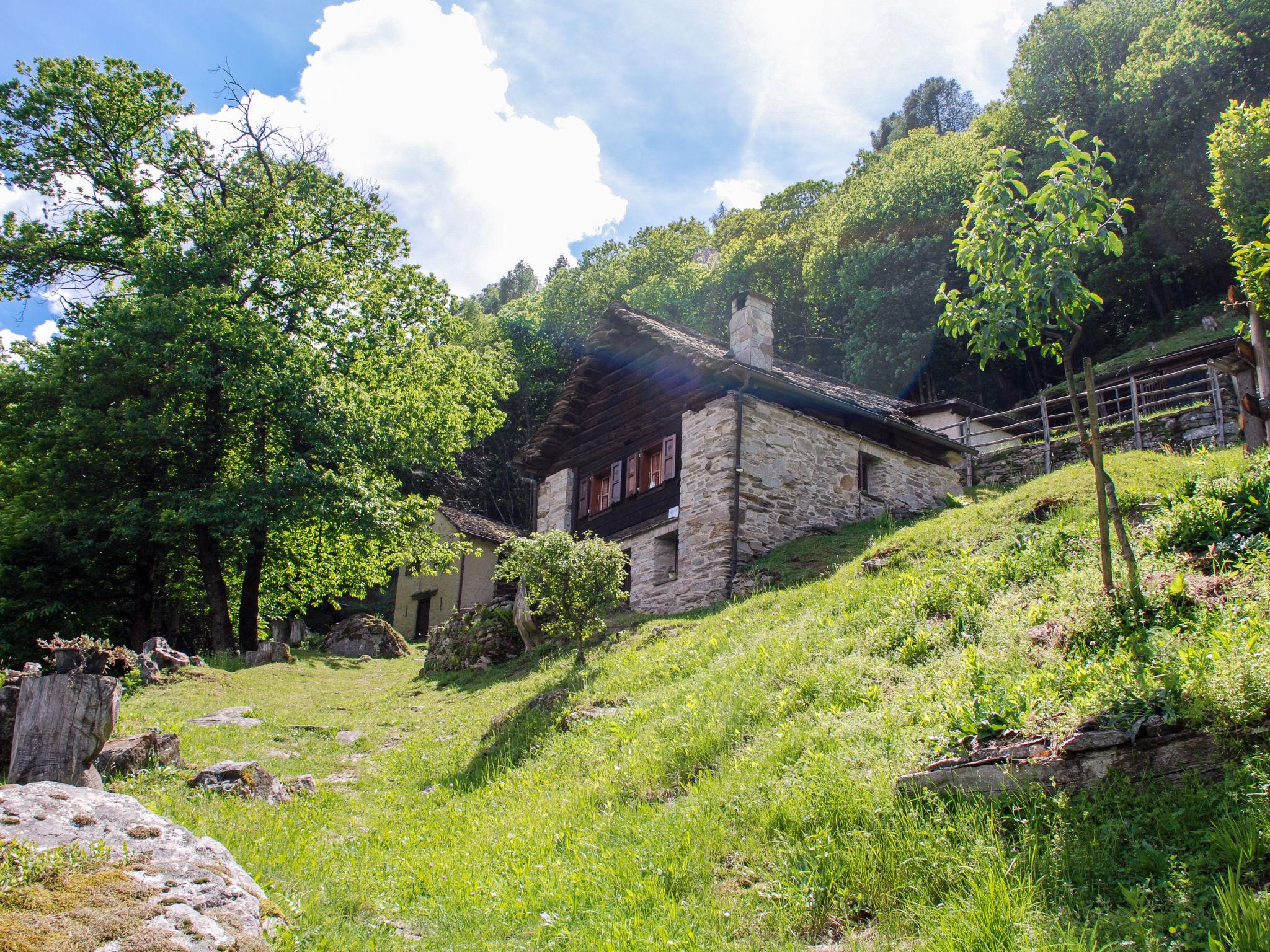Foto 18 - Casa de 1 habitación en Serravalle con jardín y vistas a la montaña