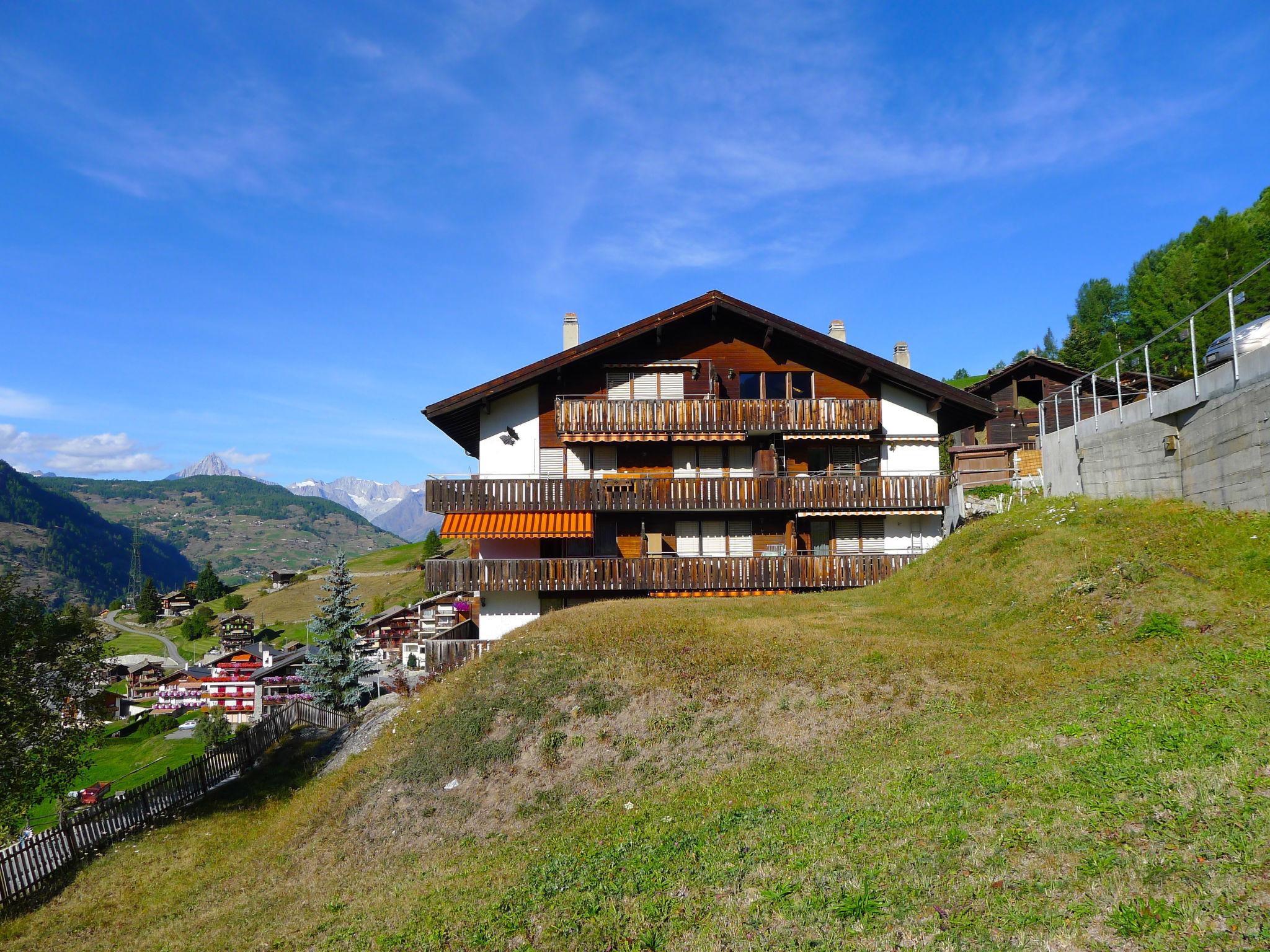 Foto 16 - Apartment mit 2 Schlafzimmern in Grächen mit blick auf die berge