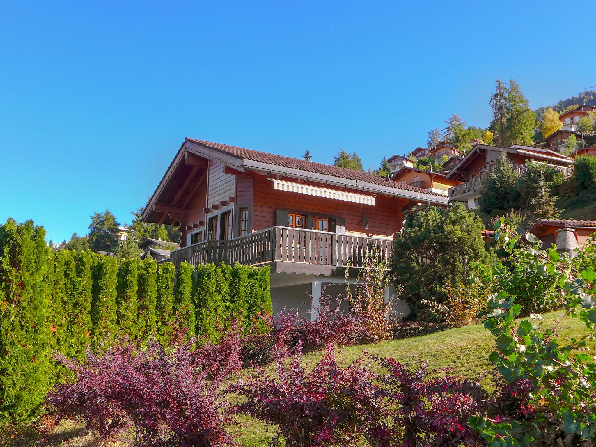 Foto 1 - Casa de 3 quartos em Nendaz com jardim e vista para a montanha