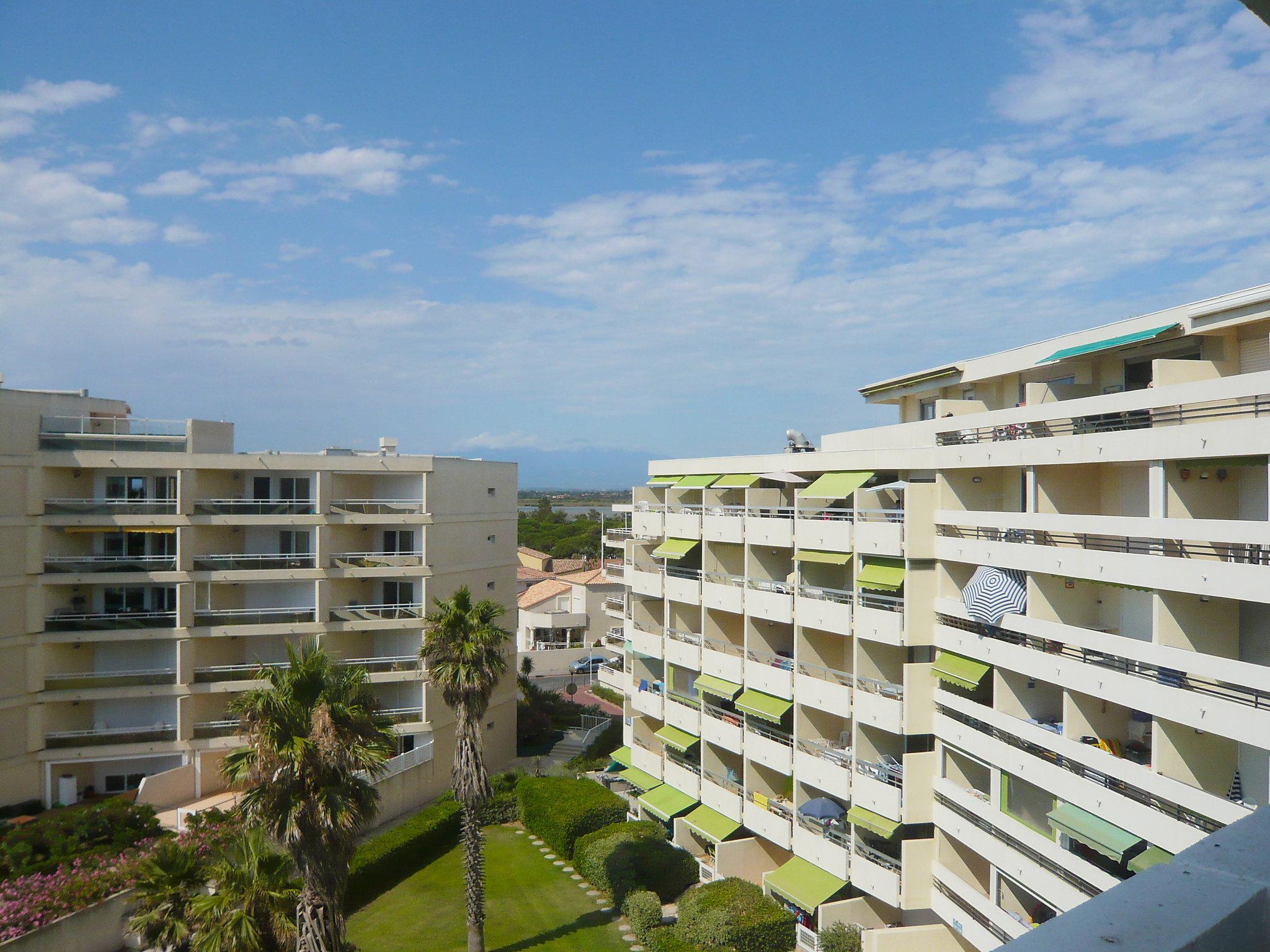 Foto 18 - Apartamento de 2 quartos em Canet-en-Roussillon com jardim e vistas do mar