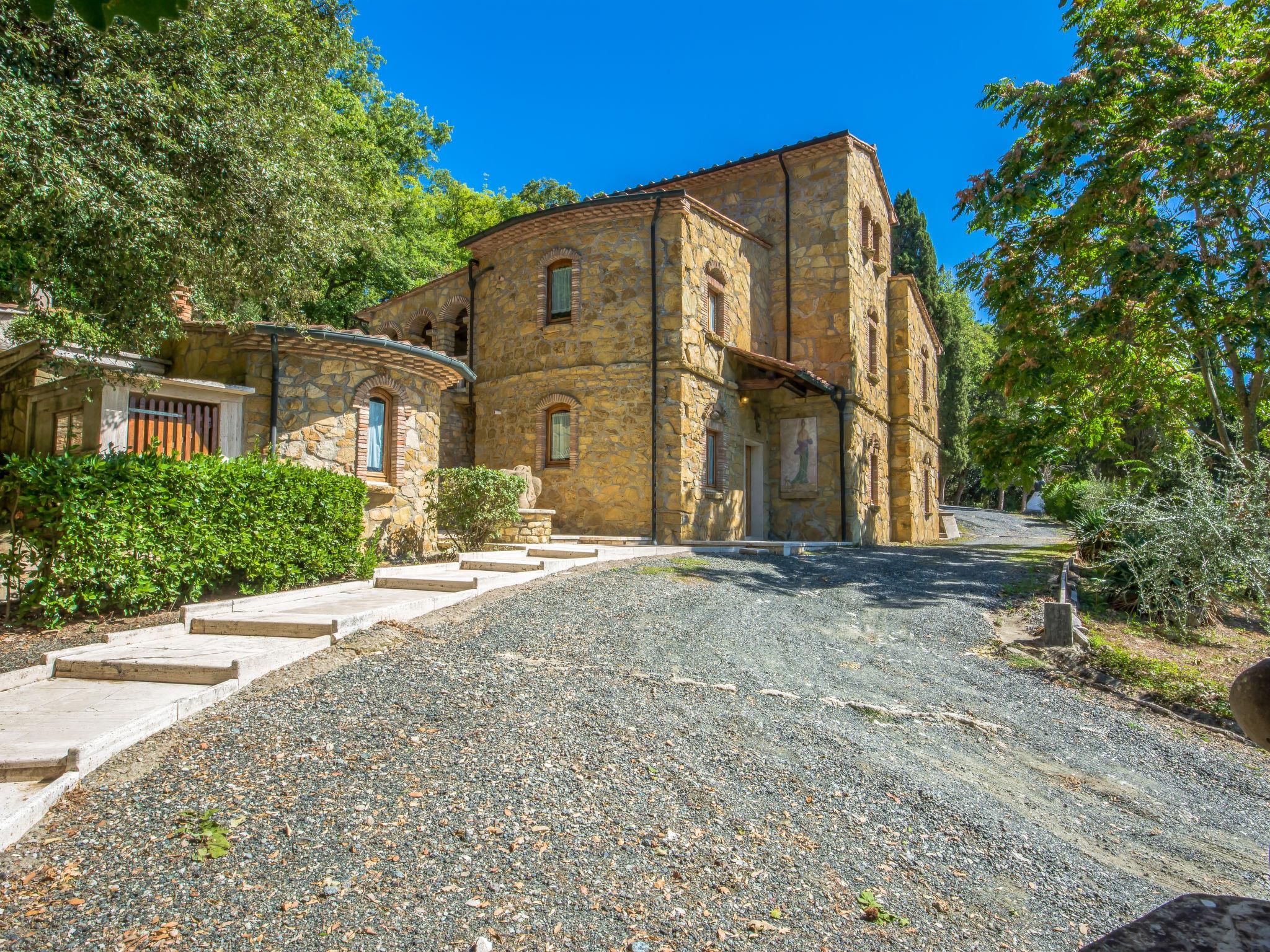 Foto 2 - Casa de 4 quartos em Monteverdi Marittimo com piscina e vistas do mar