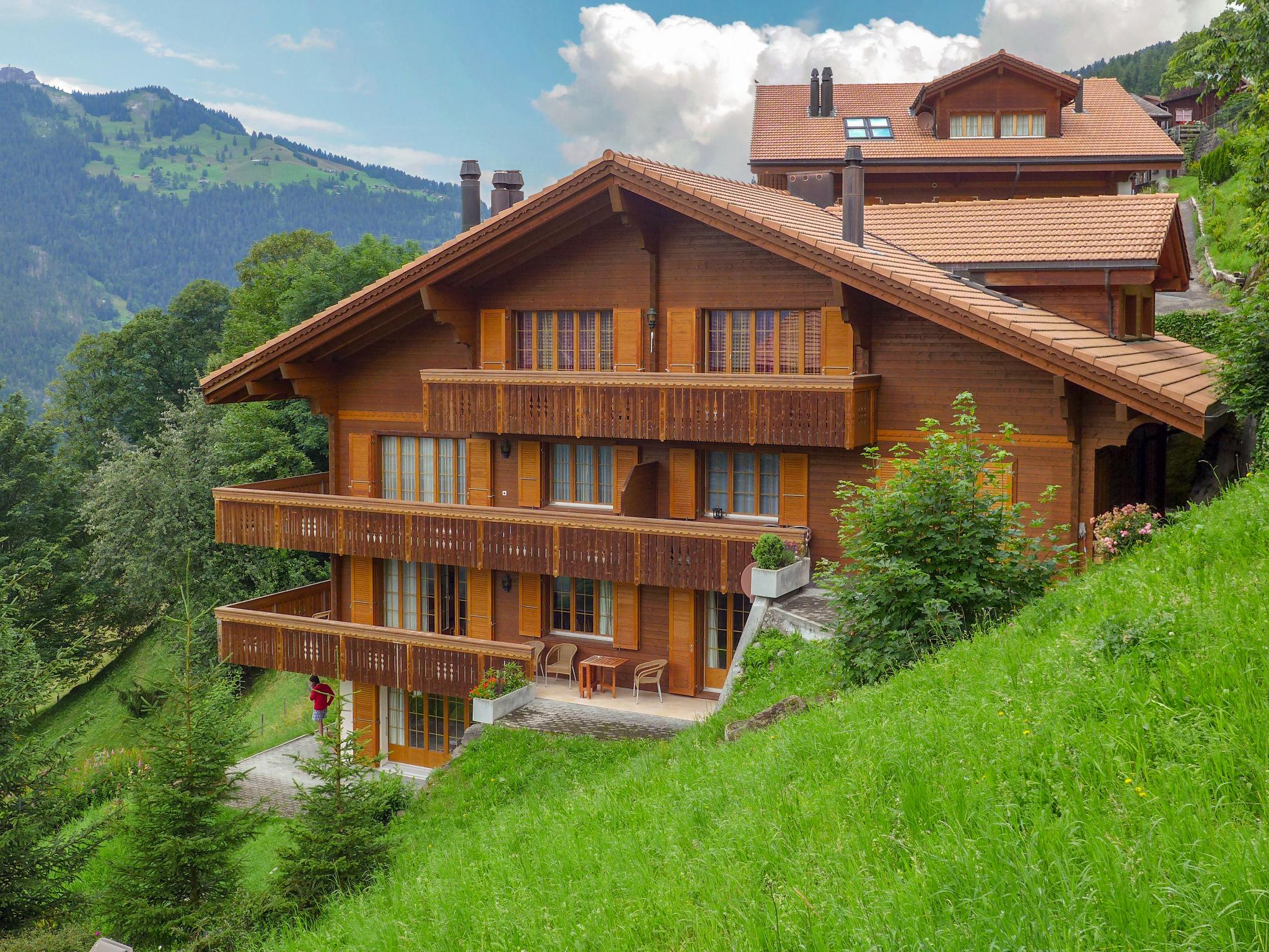 Foto 5 - Apartamento de 3 quartos em Lauterbrunnen com vista para a montanha