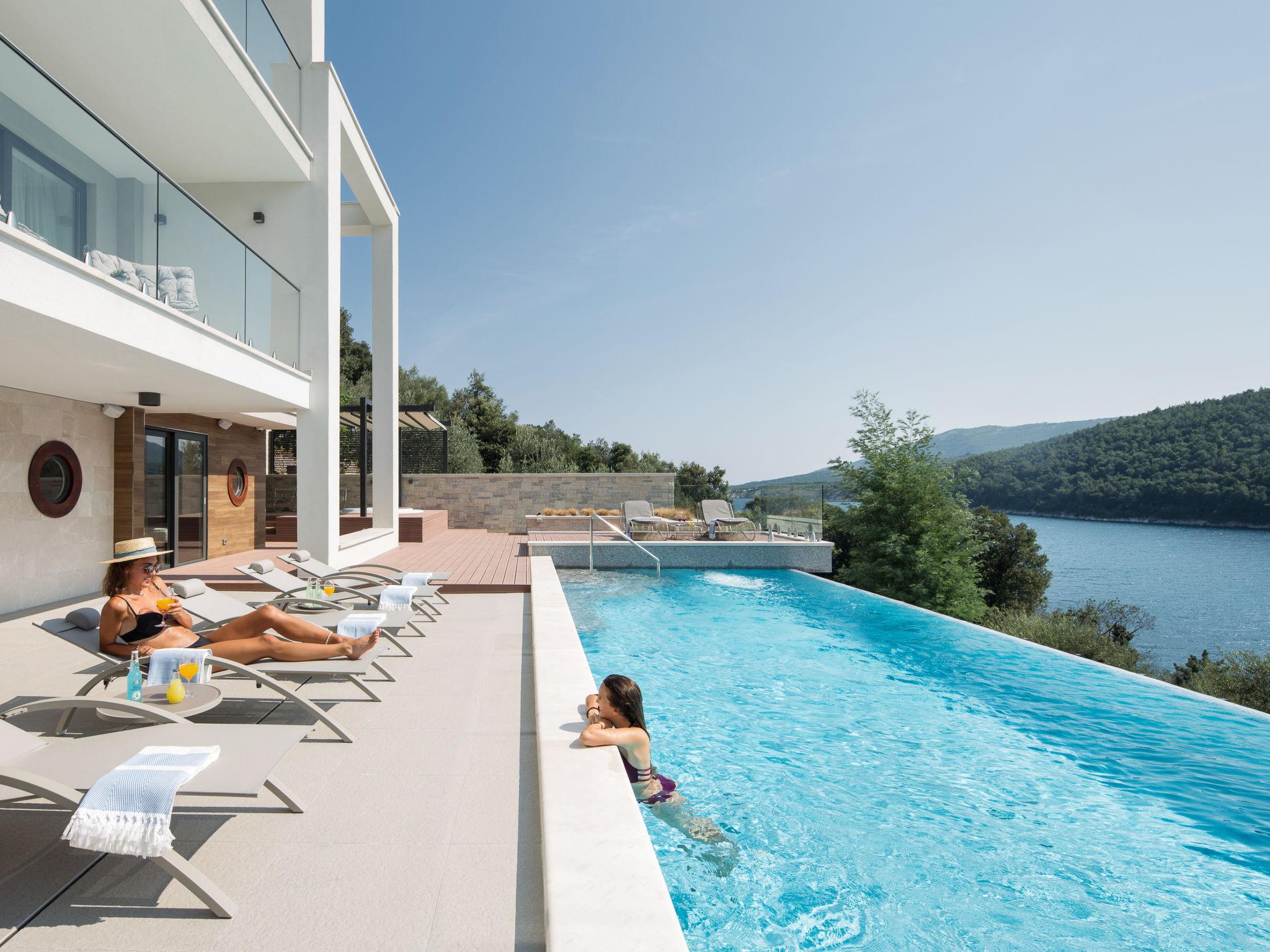 Foto 1 - Casa de 5 habitaciones en Labin con piscina privada y vistas al mar