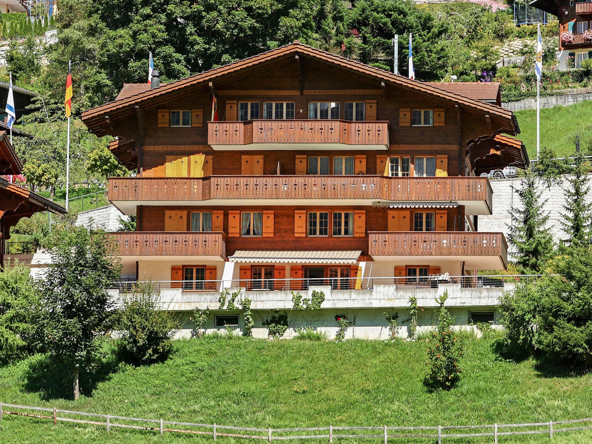 Foto 1 - Apartamento de 4 quartos em Grindelwald com terraço e vista para a montanha