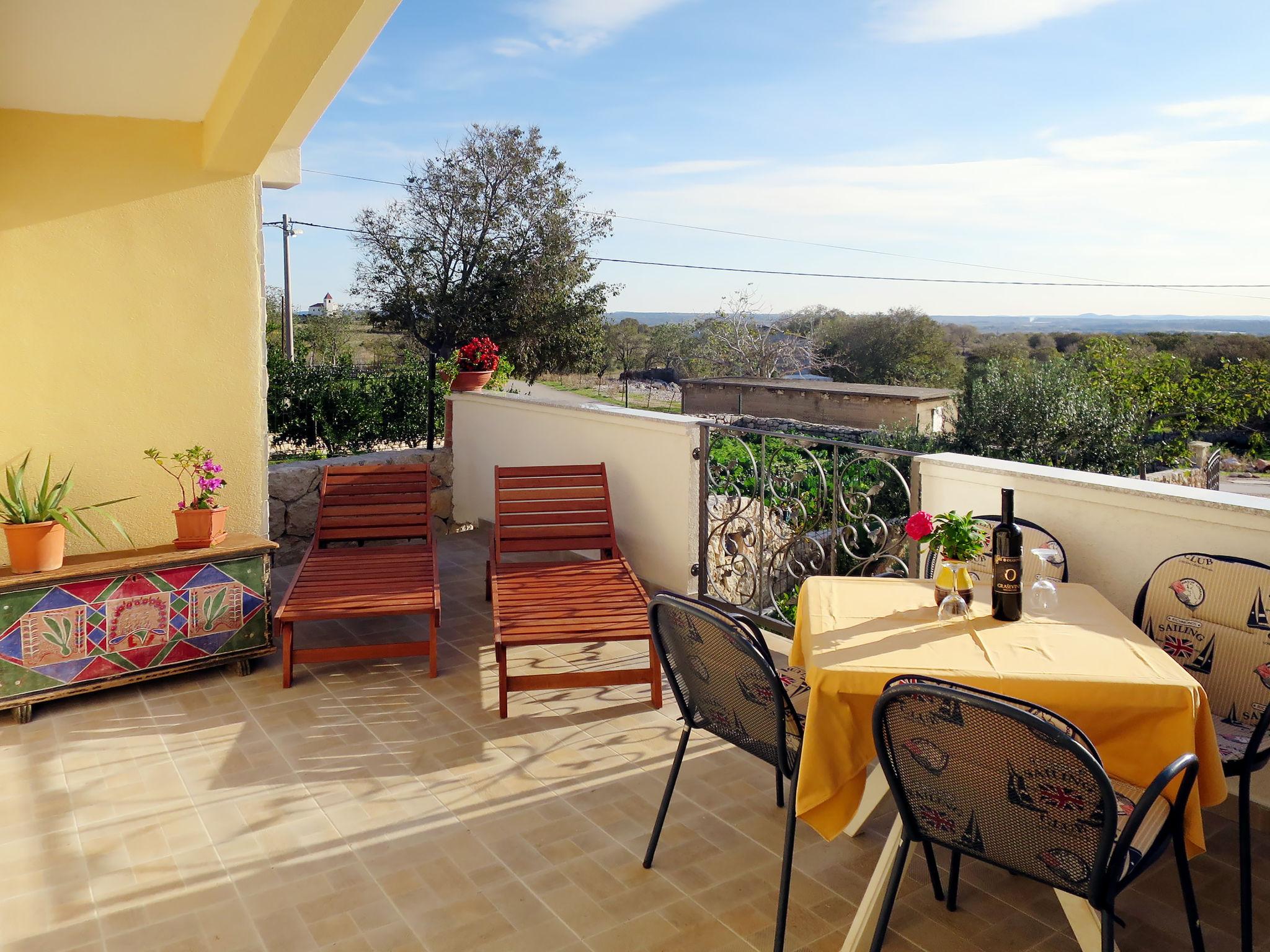 Photo 2 - Maison de 2 chambres à Posedarje avec jardin et terrasse