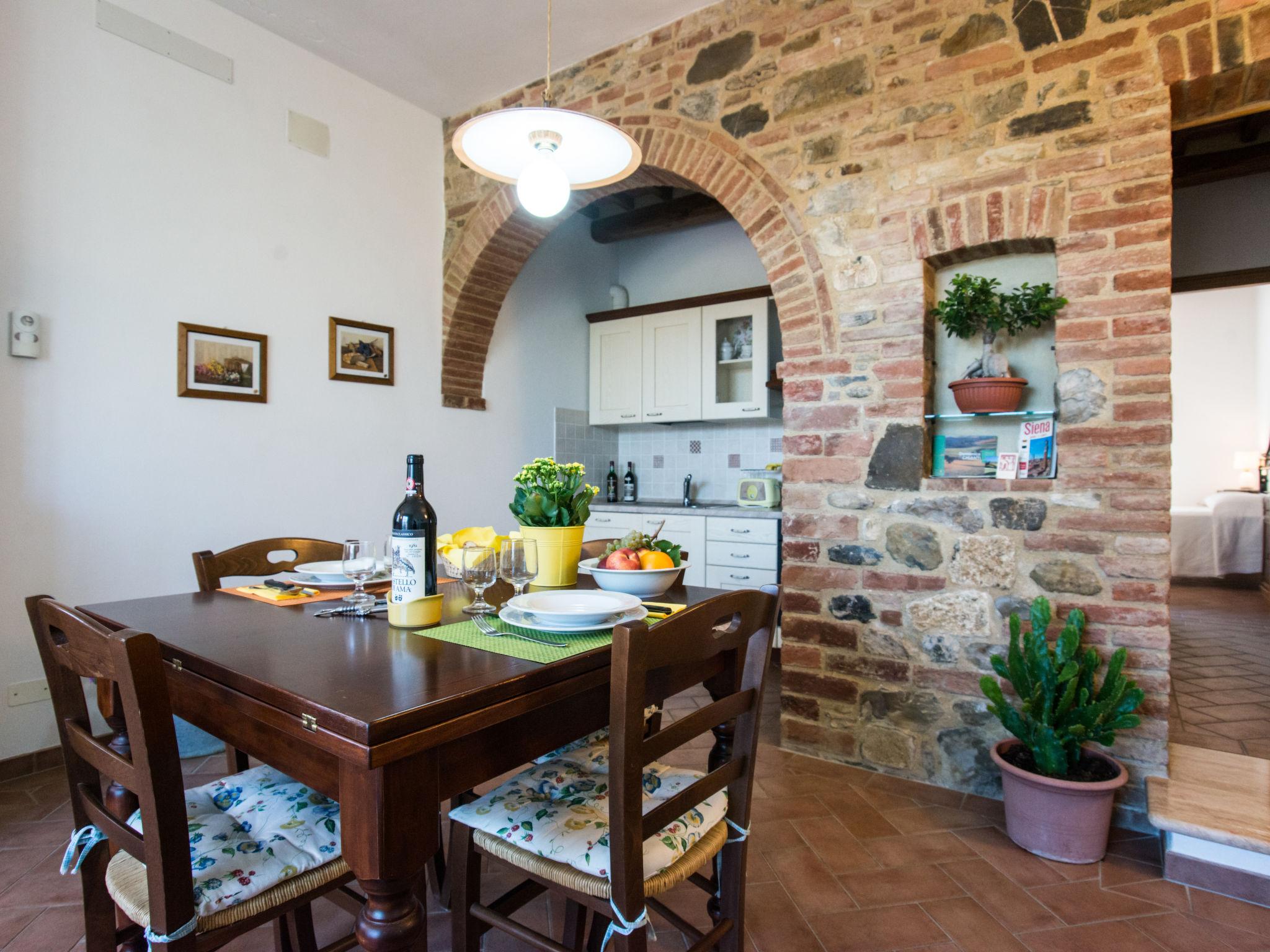 Foto 7 - Apartamento de 1 habitación en Castelnuovo Berardenga con jardín