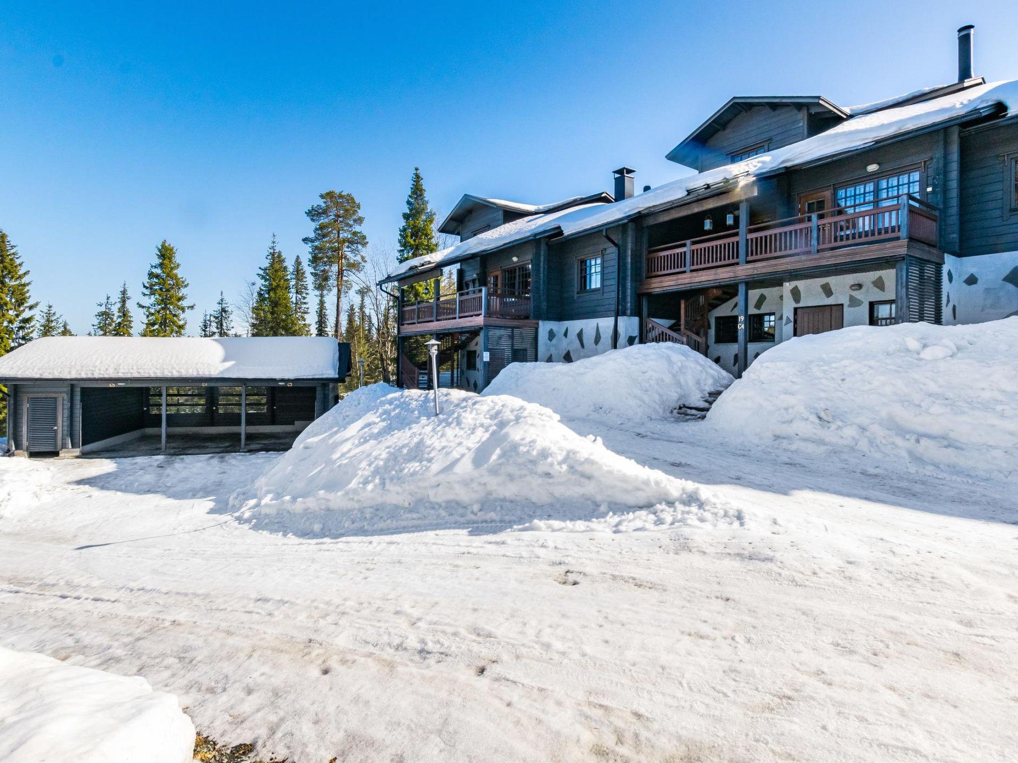 Foto 1 - Casa de 1 habitación en Kuusamo con sauna y vistas a la montaña