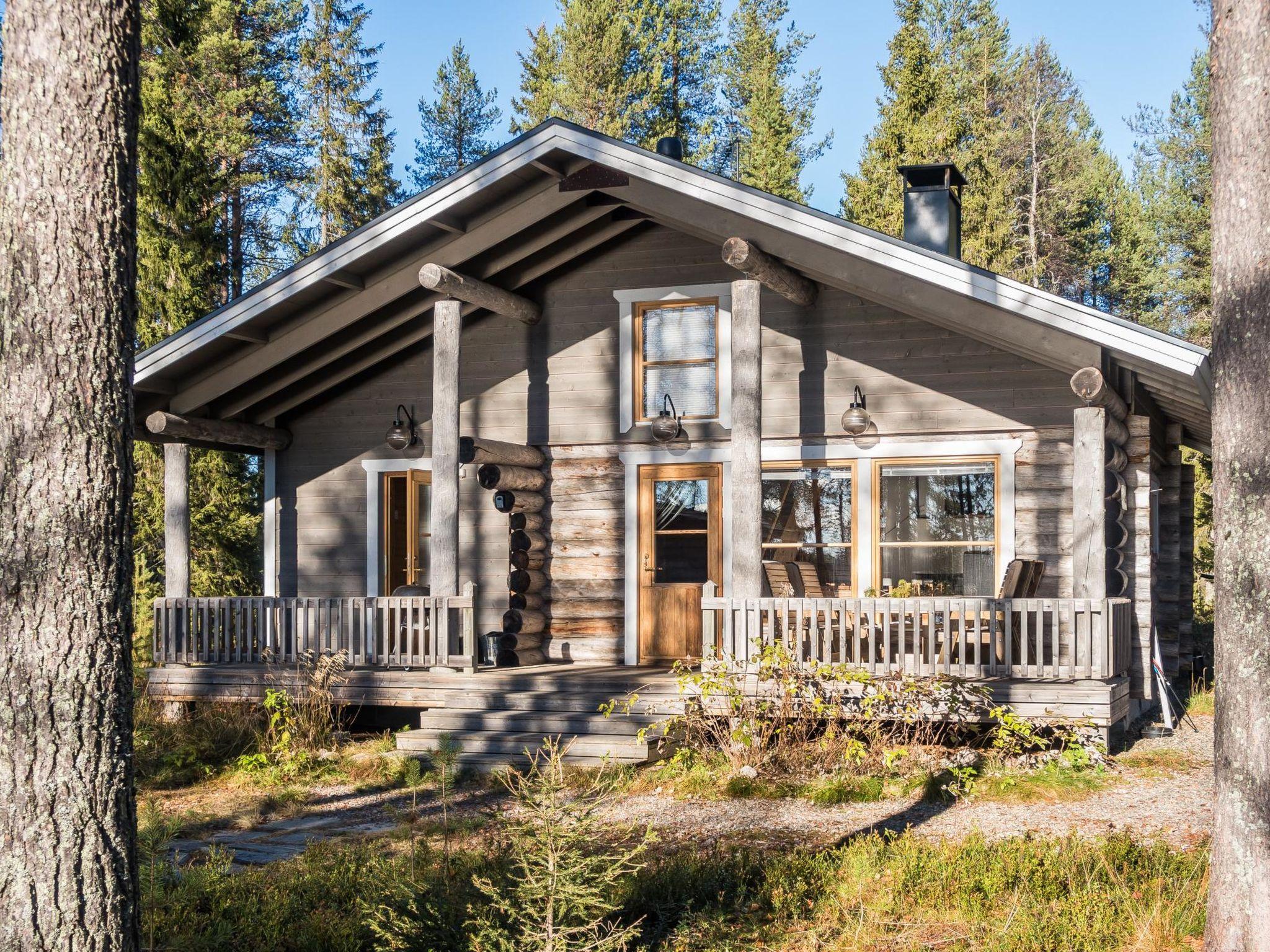 Foto 2 - Haus mit 1 Schlafzimmer in Kuusamo mit sauna und blick auf die berge