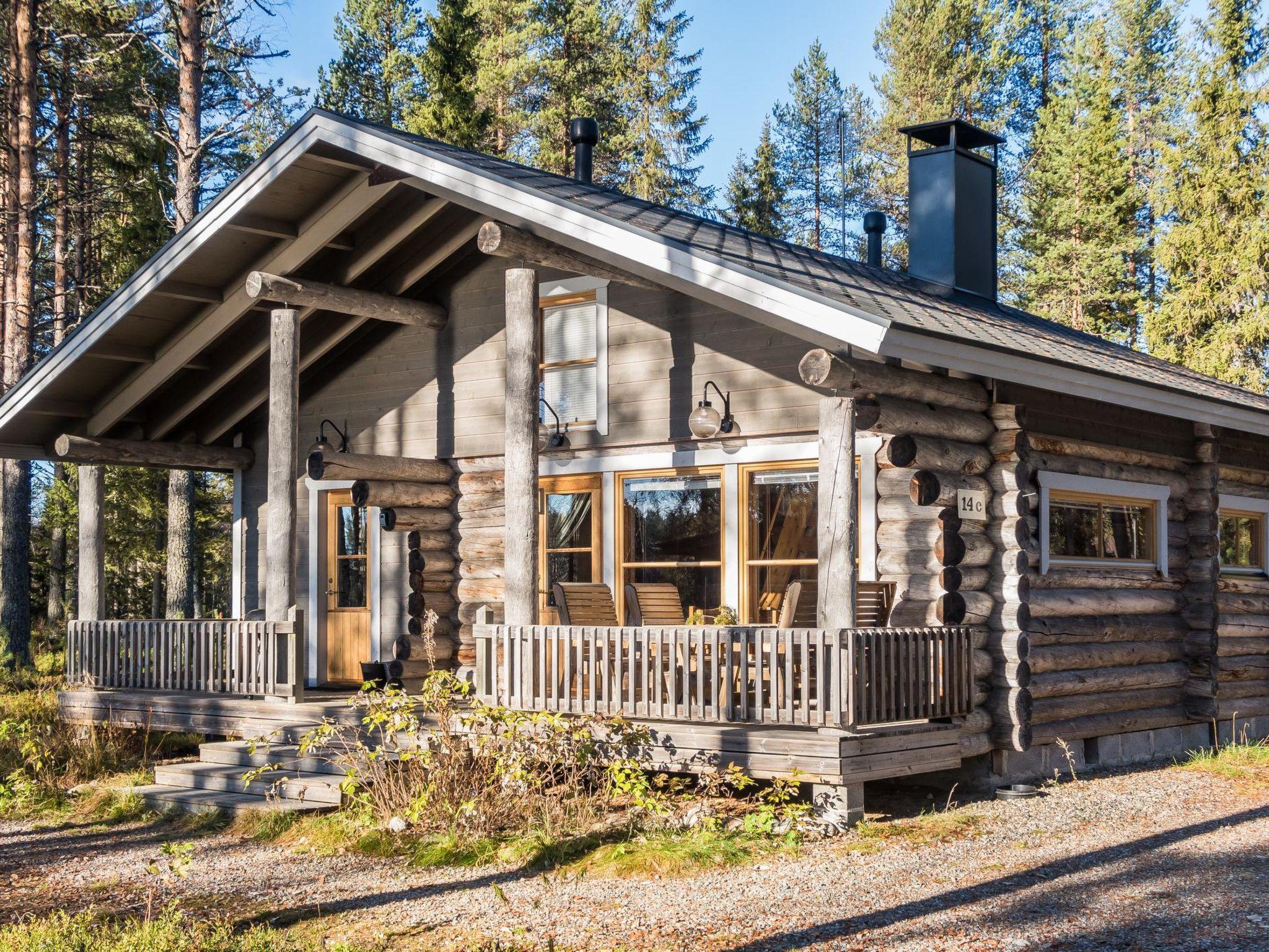 Foto 1 - Casa de 1 quarto em Kuusamo com sauna e vista para a montanha